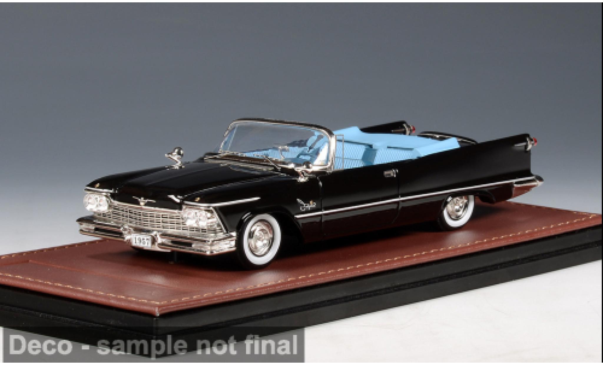 Imperial Crown 1/43 GLM Cabriolet zwart 1957 1:43 modelauto