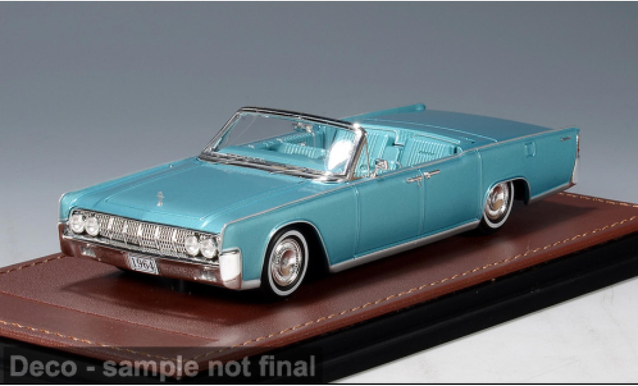 Lincoln Continental 1/43 GLM Cabriolet turquoise 1964 1:43 modelauto
