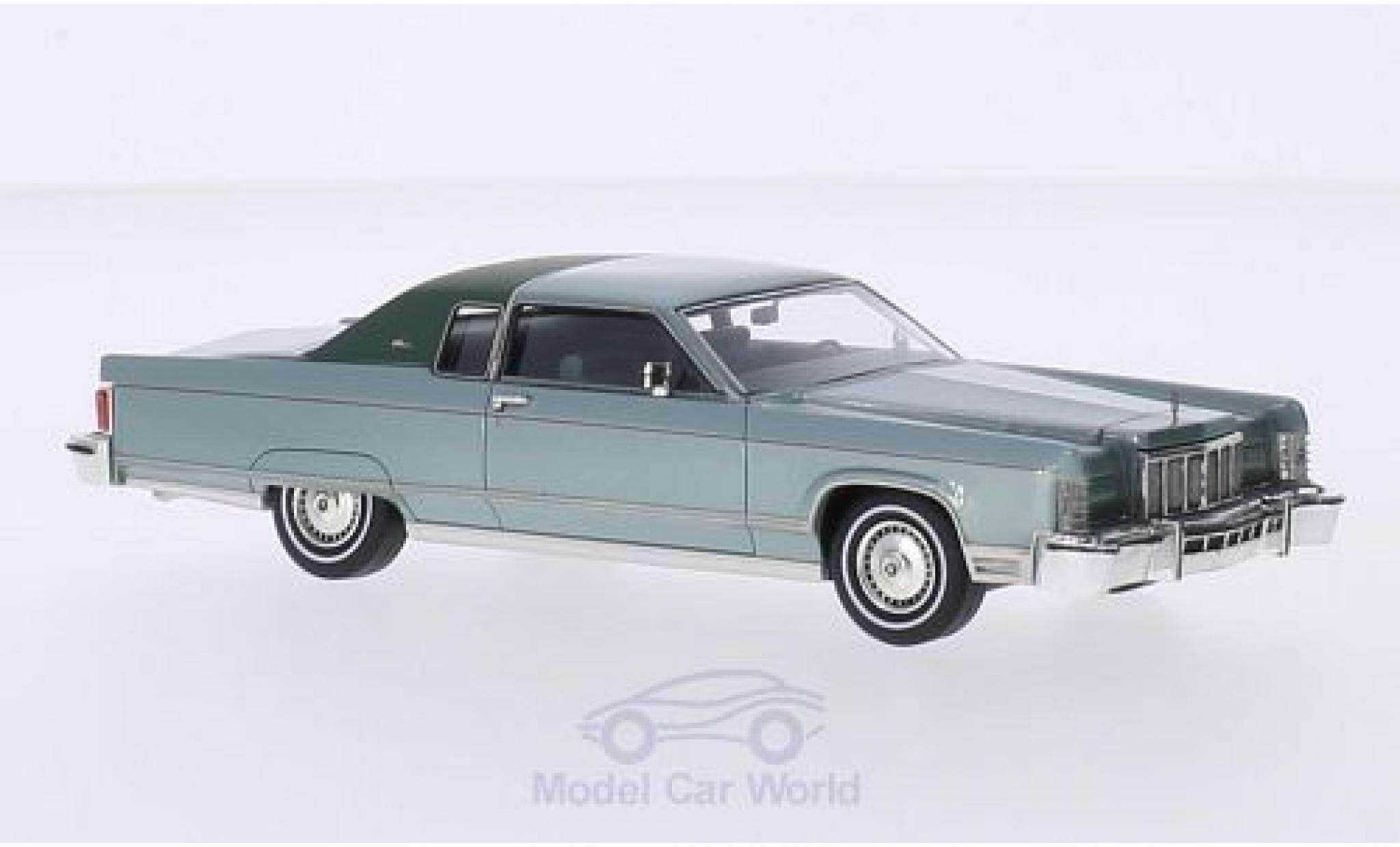 Lincoln Continental 1/43 GLM metallic groen/matt-groen modelauto