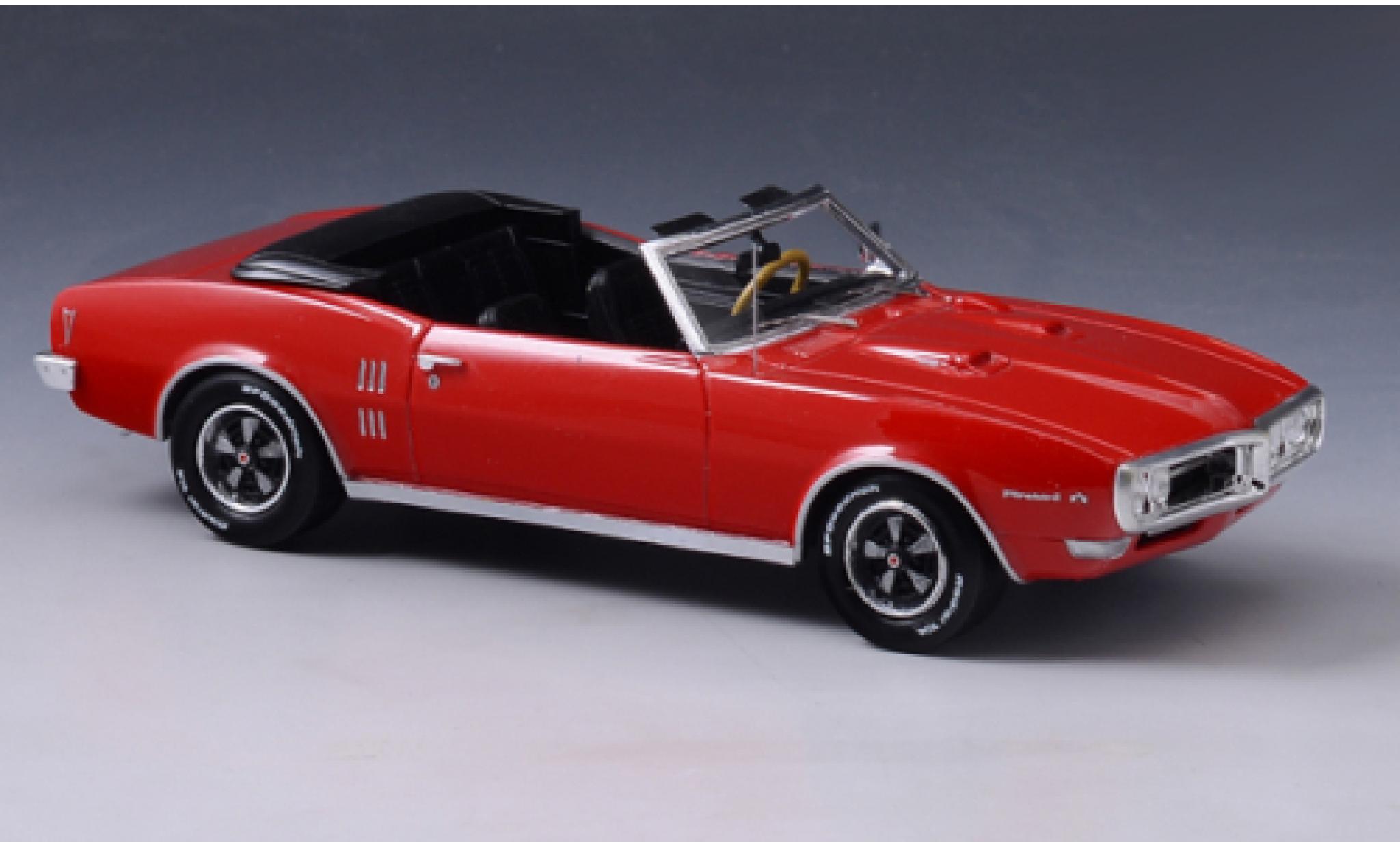 Pontiac Firebird 1/43 GLM 400 Cabriolet rood 1968 modelauto