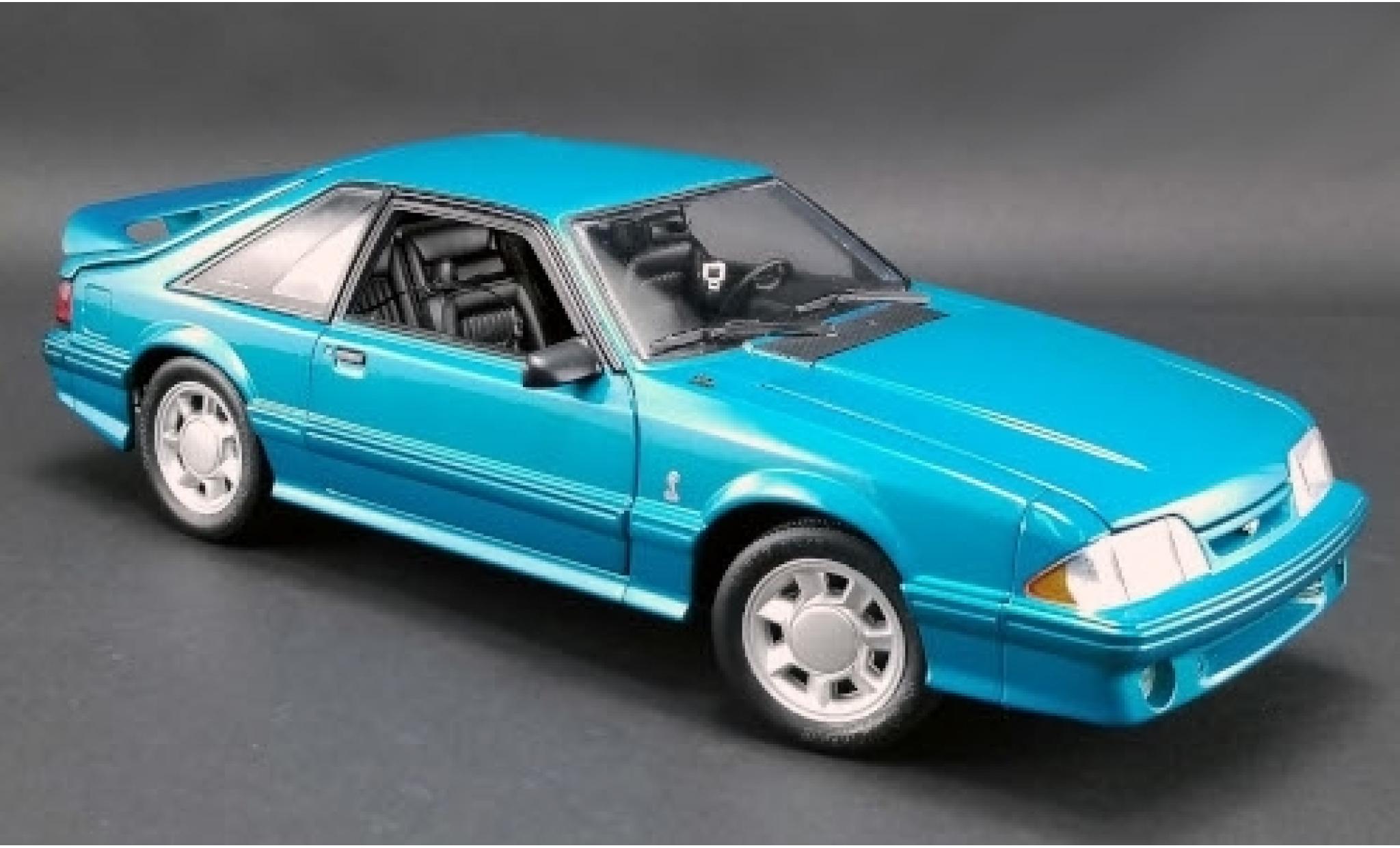Ford Mustang 1/18 GMP Cobra blauw 1993 modelauto