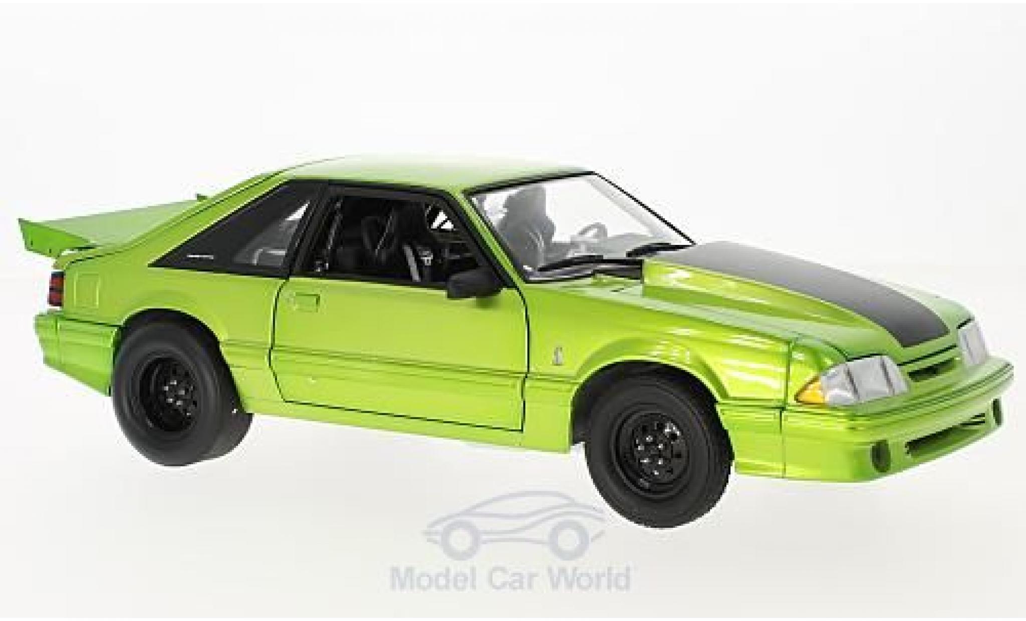 Ford Mustang 1/18 GMP Cobra King Snake groen 1993 1320 Drag Kings modelauto