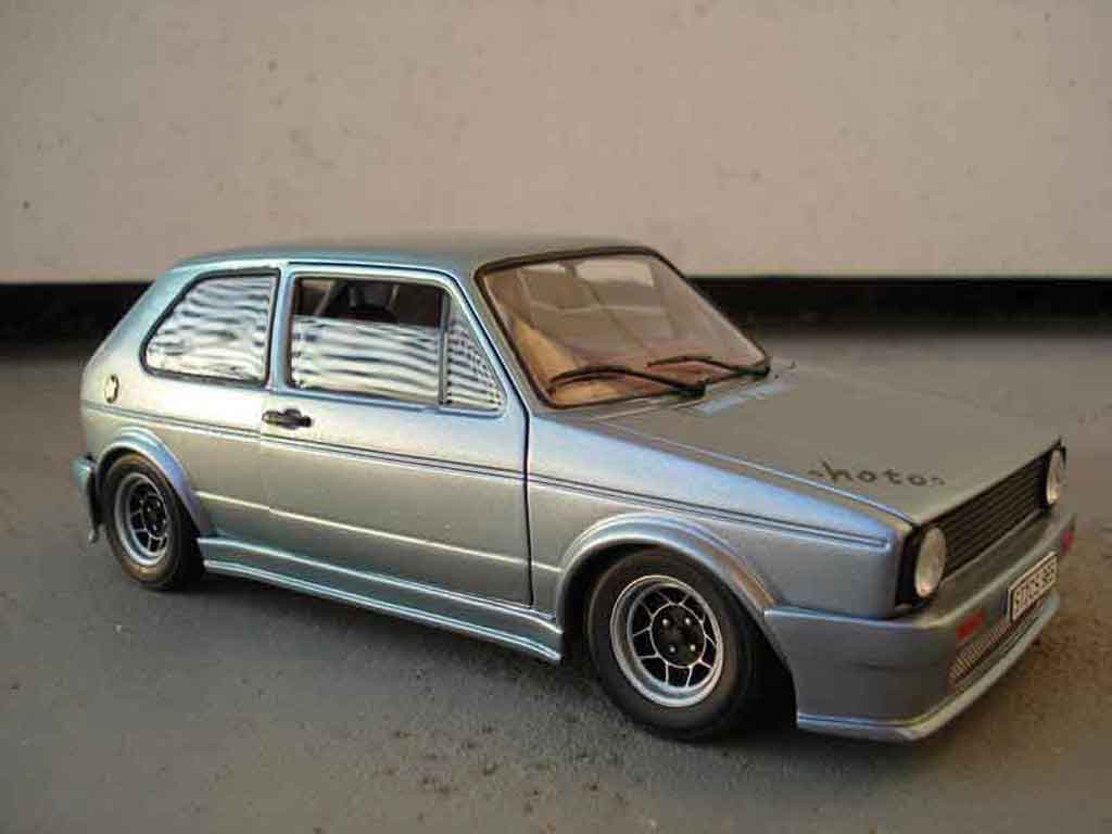 Volkswagen Golf 1 GTI 1/18 Solido jantes ATS 1 GTI kit carrosserie resine modelauto