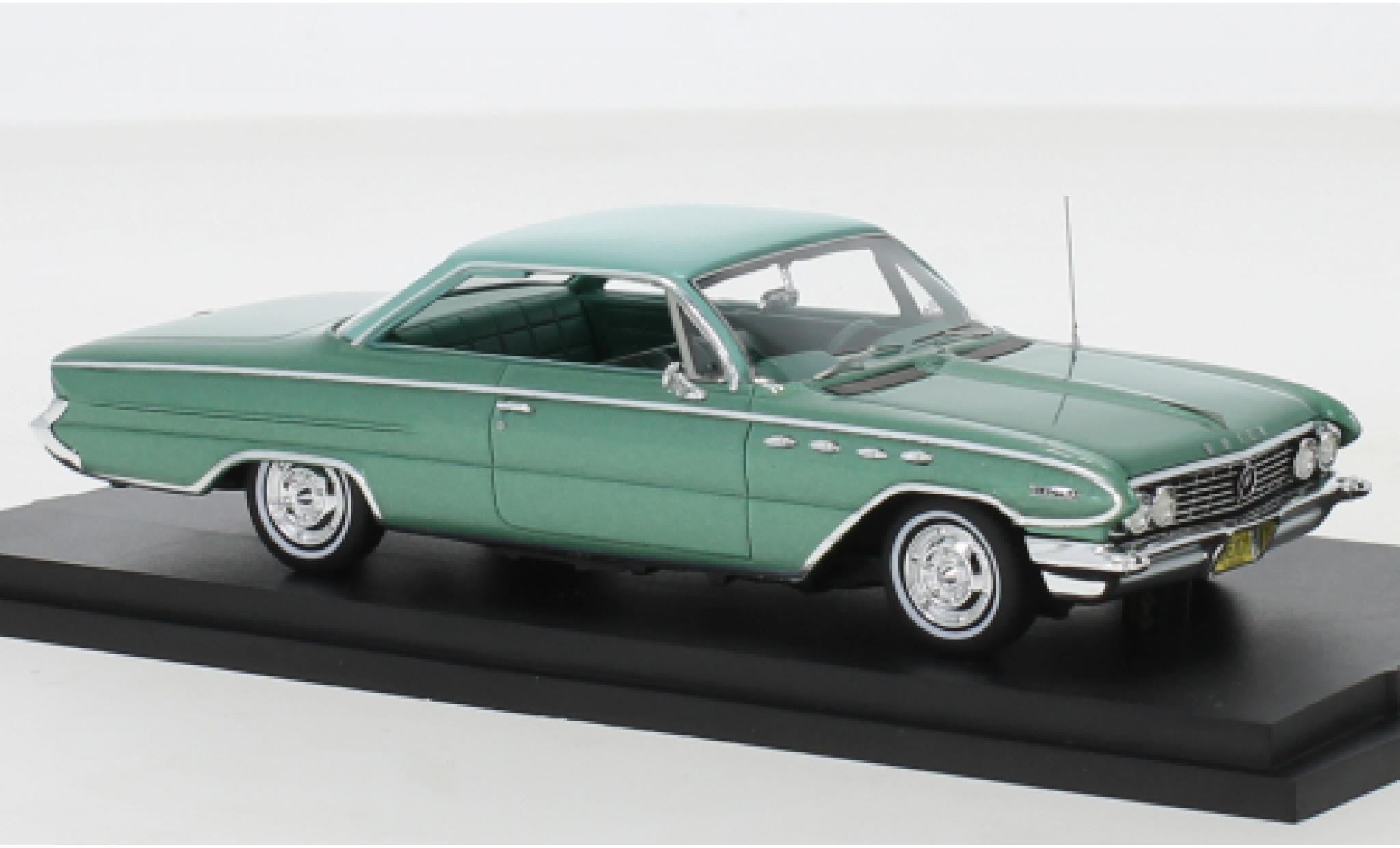 Buick Electra 1/43 Goldvarg Collections metallic groen/matt-groen 1961 modelauto