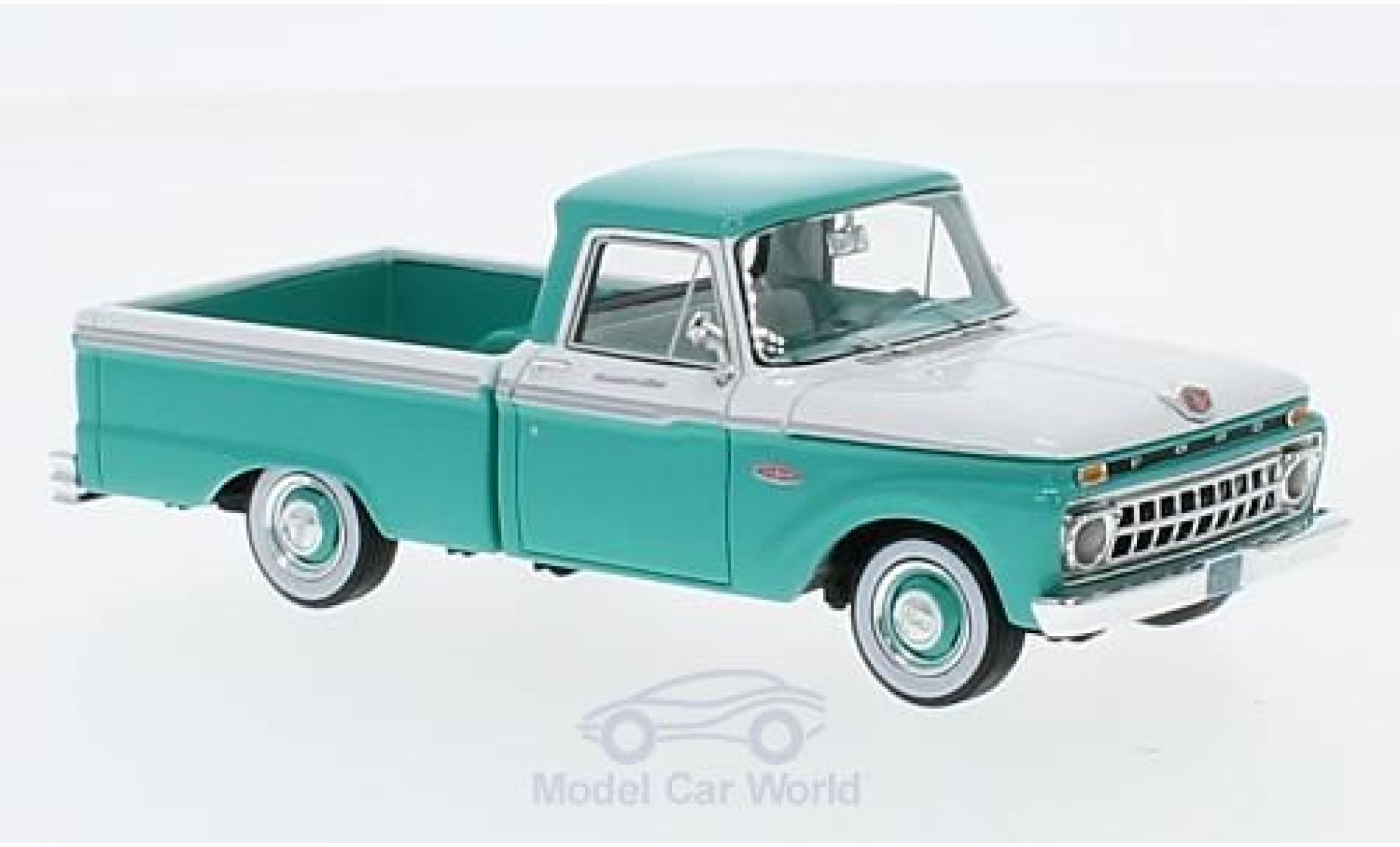 Ford F-1 1/43 Goldvarg Collections 00 Pick Up t&uuml;rkis/wit 1965 modelauto