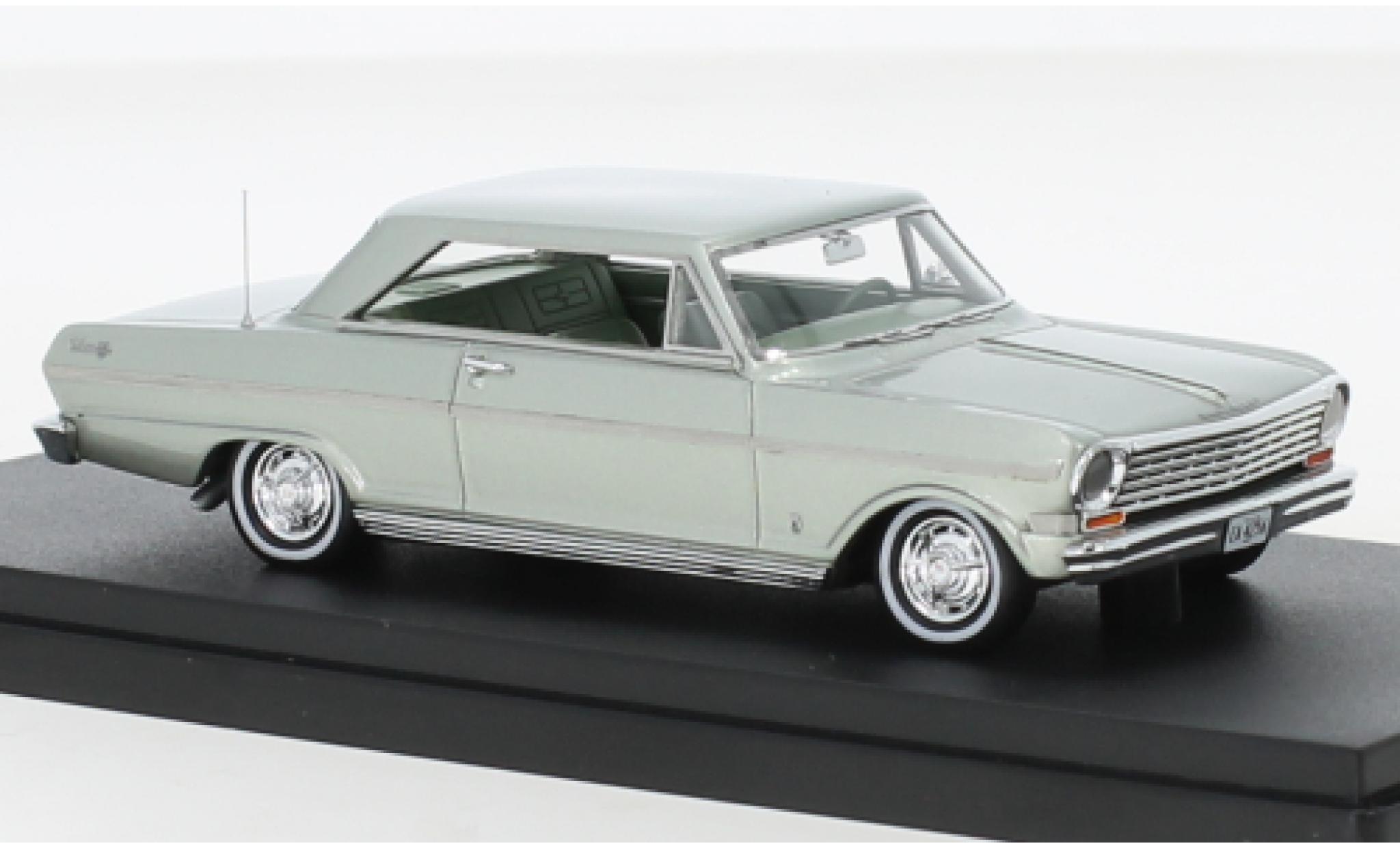 Chevrolet Nova 1/43 Goldvarg Collections metallic groen 1963 modelauto