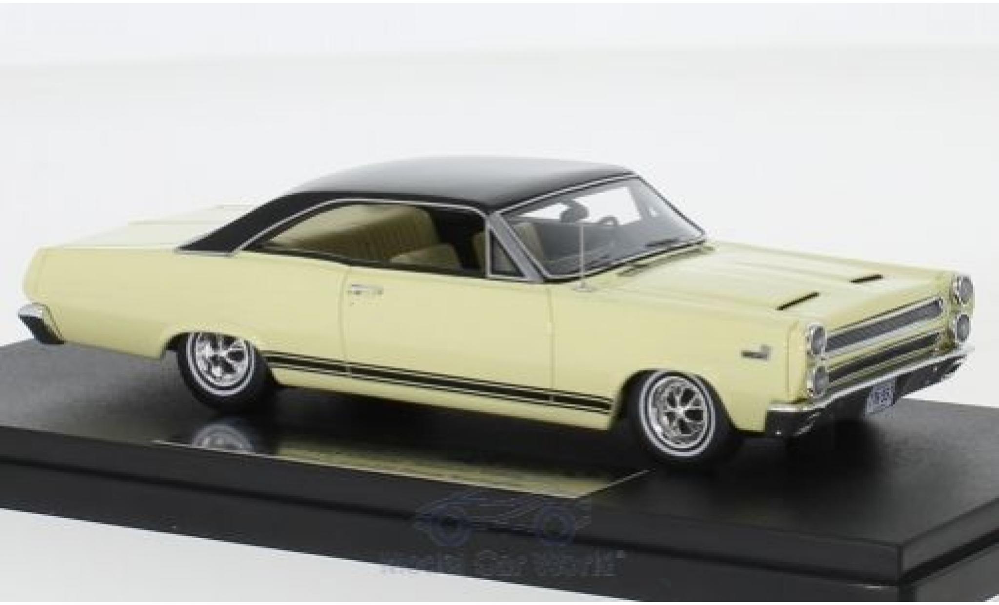 Mercury Cyclone 1/43 Goldvarg Collections geel/zwart 1966 modelauto