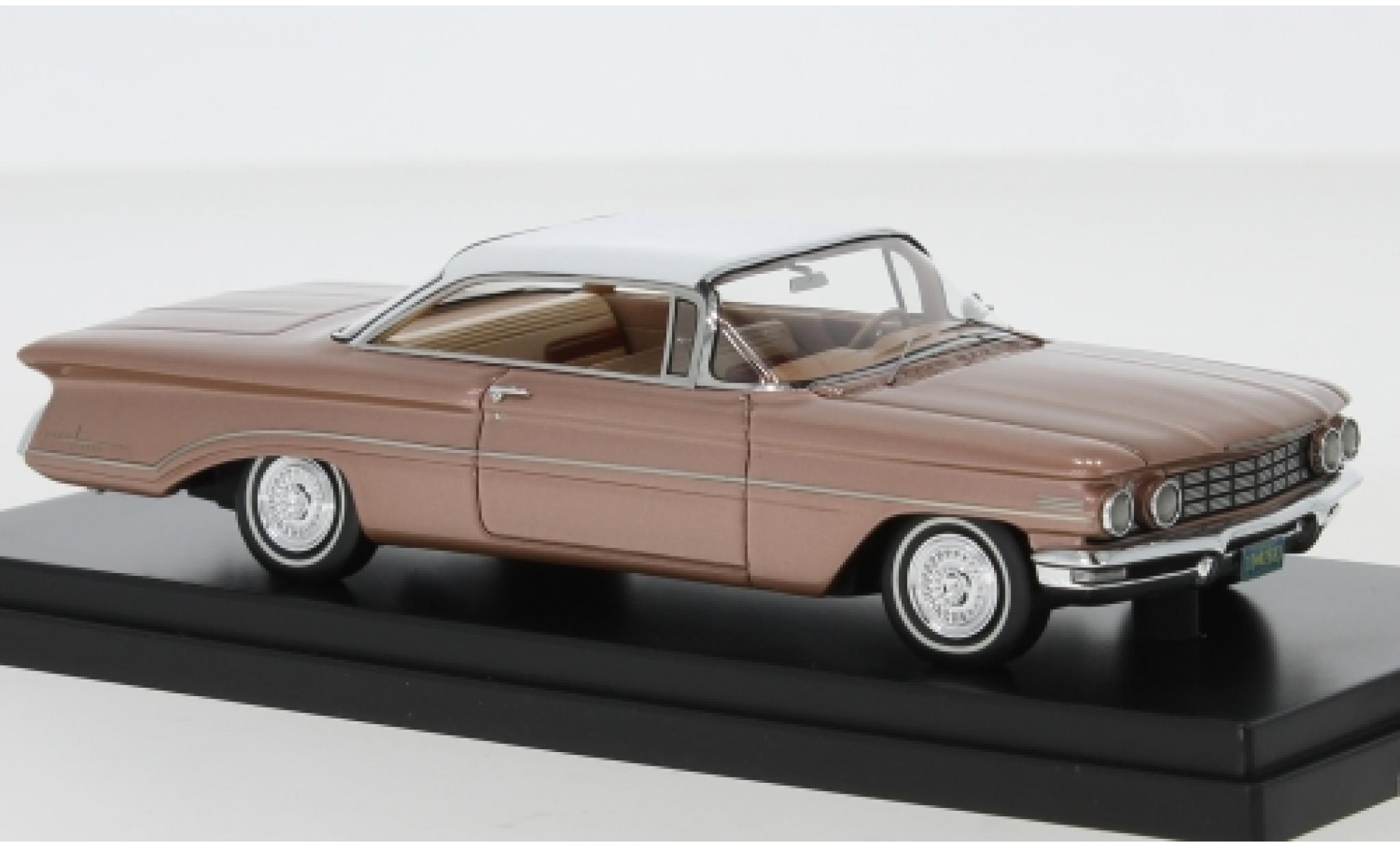 Oldsmobile 98 1/43 Goldvarg Collections metallic kupfer/wit 1960 modelauto
