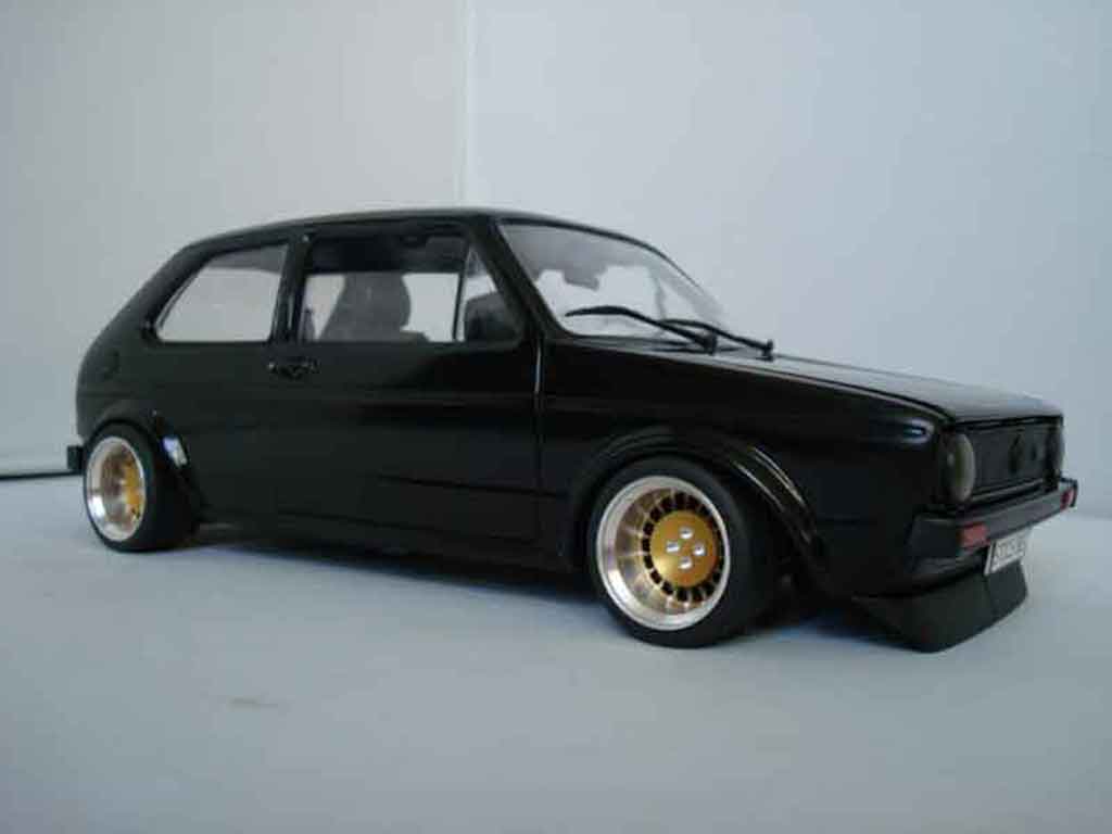 Volkswagen Golf 1 GTI 1/18 Solido German Look 1 GTI jantes bords larges modelauto