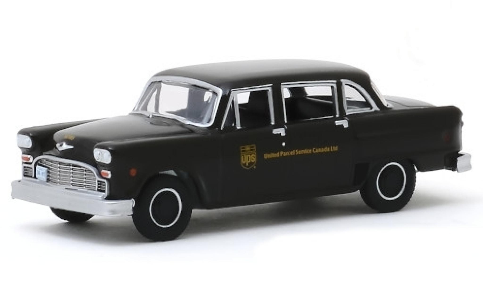 Checker Marathon 1/64 Greenlight (A11) bruin UPS - United Parcel Service Canada Ltd. 1975 modelauto