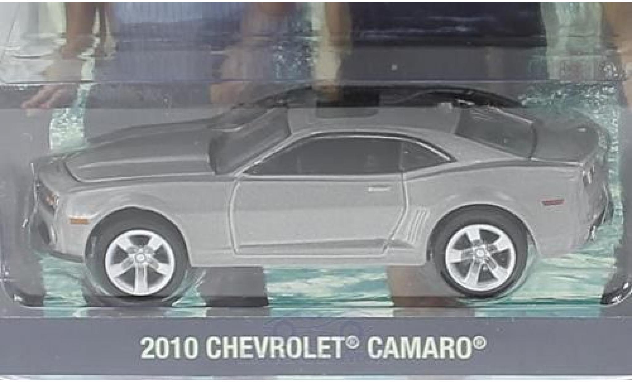 Chevrolet Camaro 1/64 Greenlight metallic grijs Hawaii Five-0 2010 modelauto