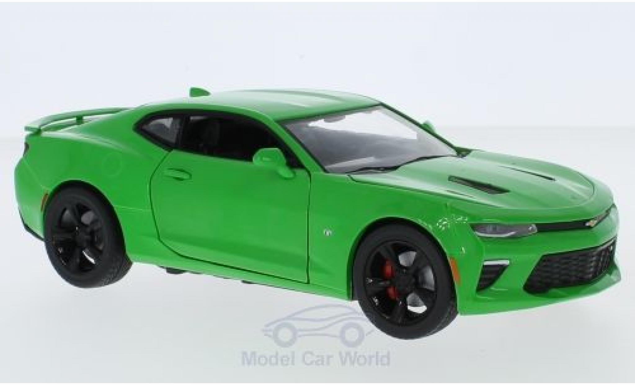 Chevrolet Camaro SS 1/24 Greenlight SS groen 2017 modelauto