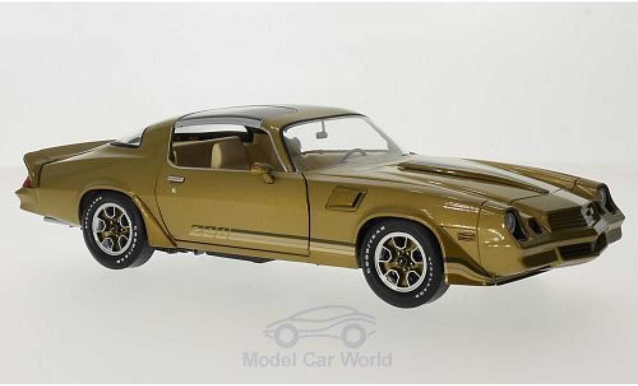 Chevrolet Camaro Z28 1/18 Greenlight Z28 gold/Dekor 1981 modelauto