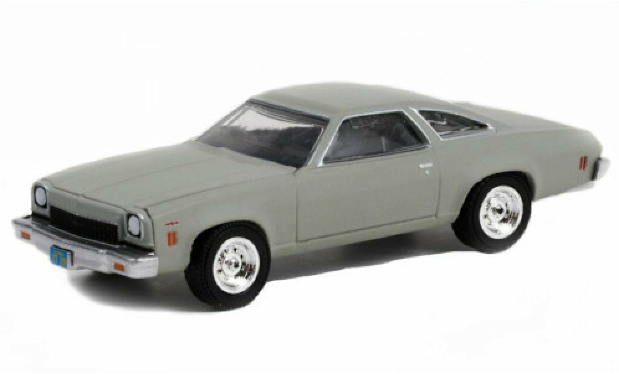 Chevrolet Chevelle 1/64 Greenlight Malibu grijs 1973 Drive modelauto