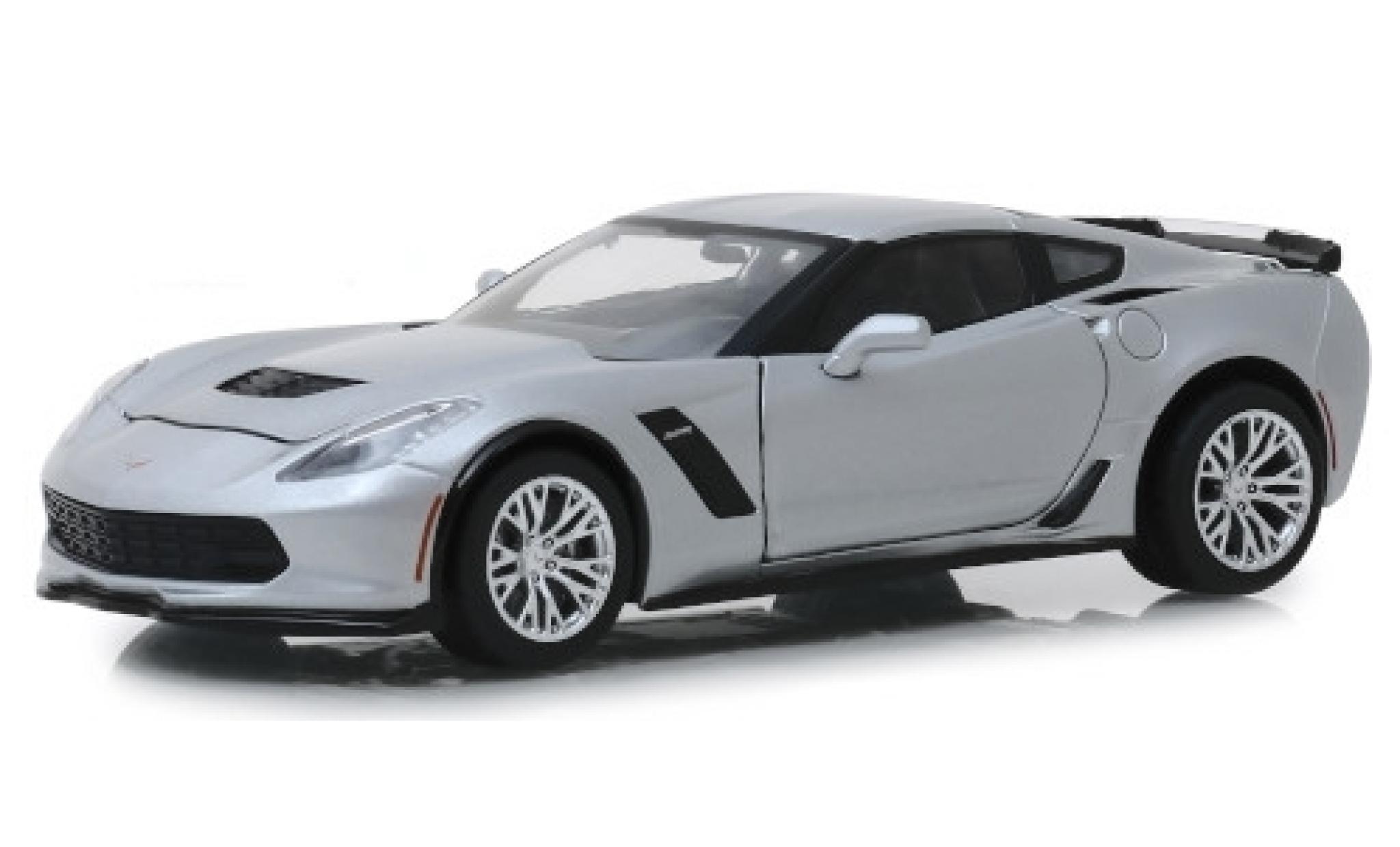 Chevrolet Corvette 1/24 Greenlight (C7) Z06 grijs 2019 modelauto