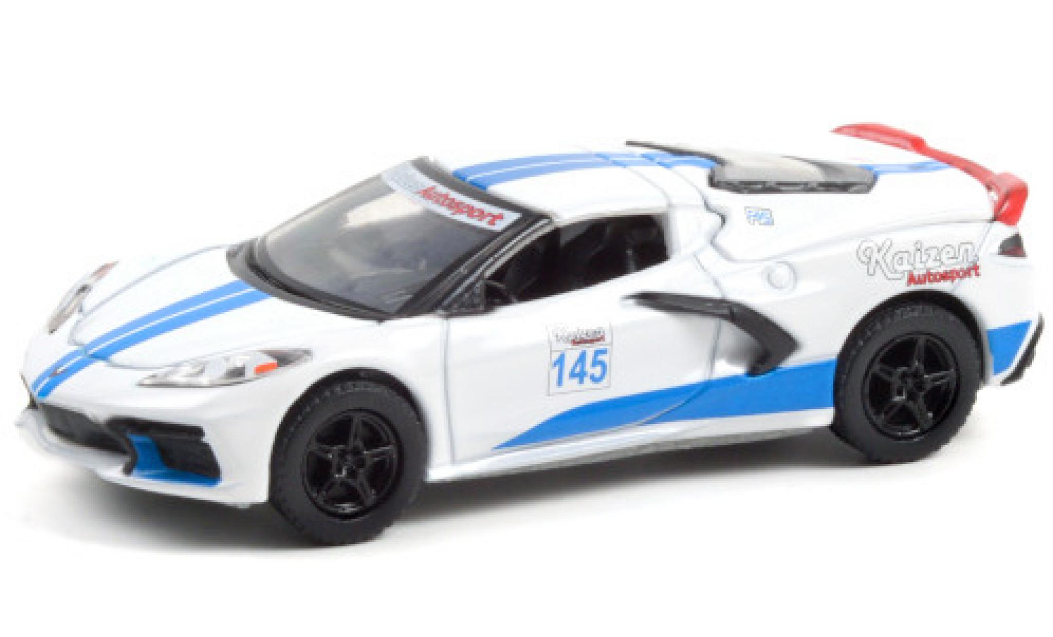 Chevrolet Corvette 1/64 Greenlight Stingray (C8) Kaizen Autosport 2020 No.145 modelauto