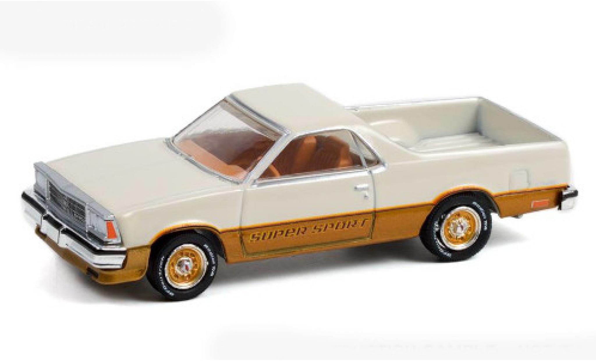 Chevrolet El Camino 1/64 Greenlight SS beige/bronze 1980 modelauto