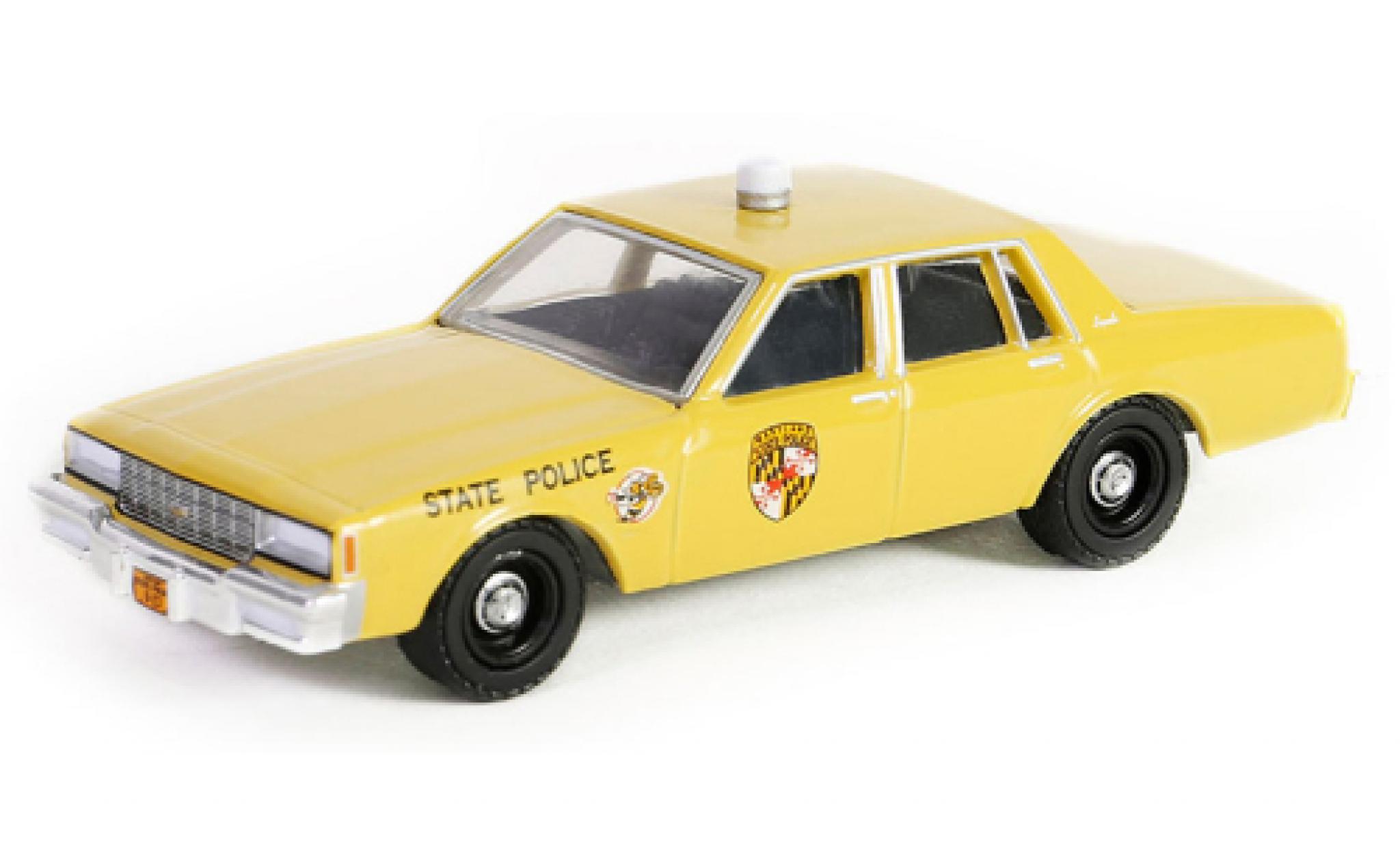 Chevrolet Impala 1/64 Greenlight Maryland State Politie 1983 1:64 modelauto