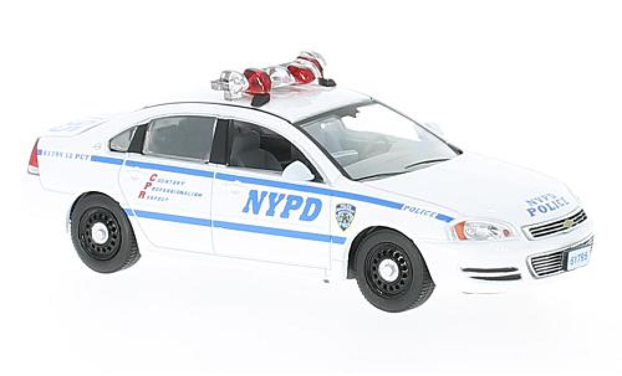Chevrolet Impala 1/43 Greenlight Politie Cruiser Blue Bloods 2010 modelauto