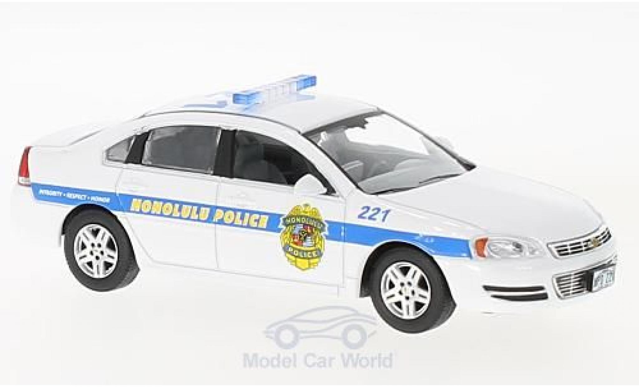 Chevrolet Impala 1/43 Greenlight Politie Cruiser Honolulu Politie - Hawaii Five-0 2010 modelauto