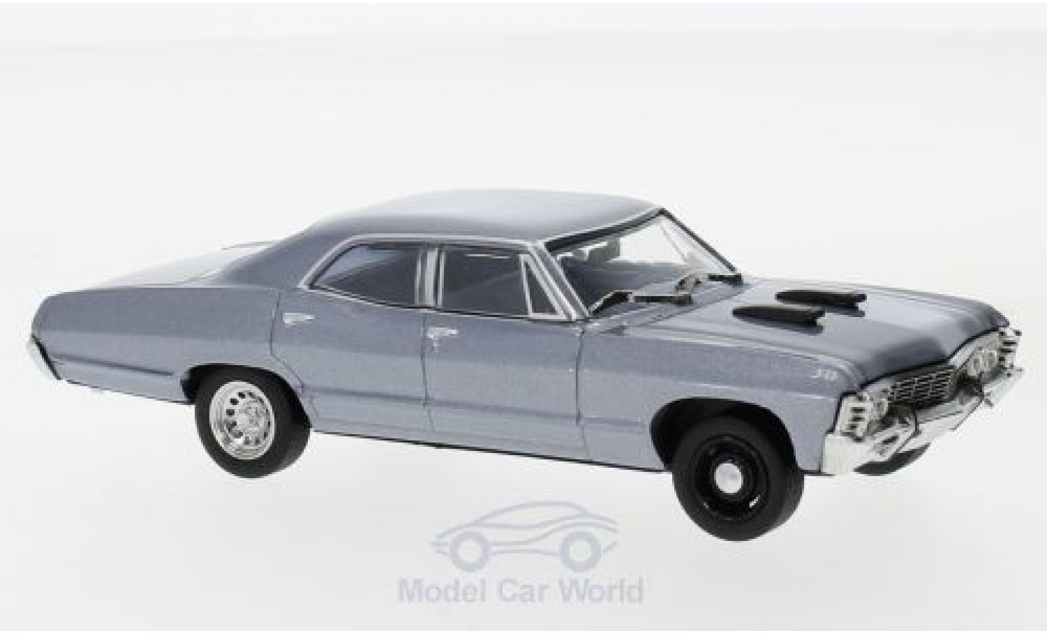 Chevrolet Impala 1967 1/43 Greenlight Sedan metallic grijs The A-Team 1967 modelauto