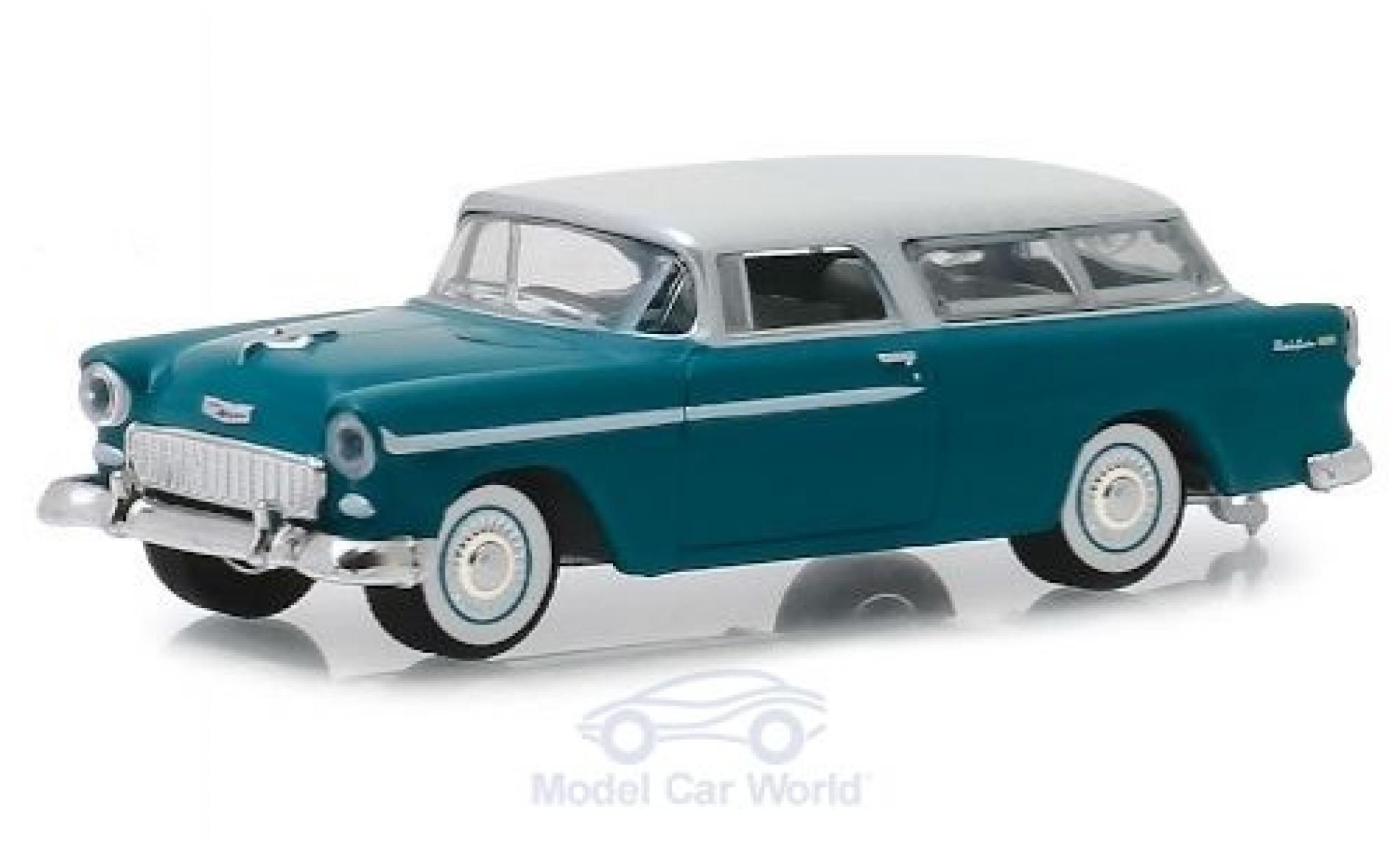 Chevrolet Nomad 1/64 Greenlight t&uuml;rkis/beige 1955 modelauto