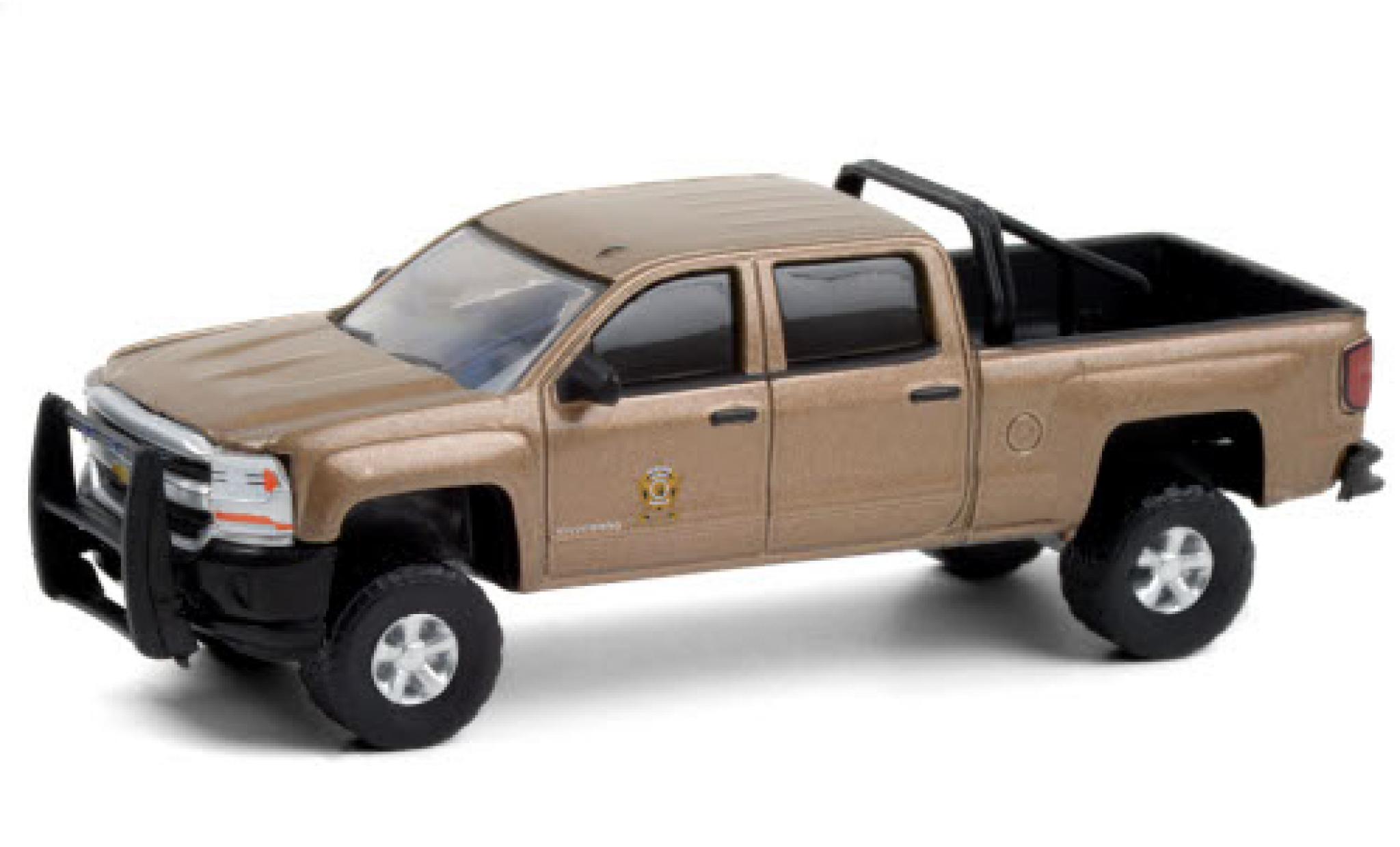 Chevrolet Silverado 1/64 Greenlight 1500 Washington State Politie 2017 Departement of Poisson and Wildlife modelauto
