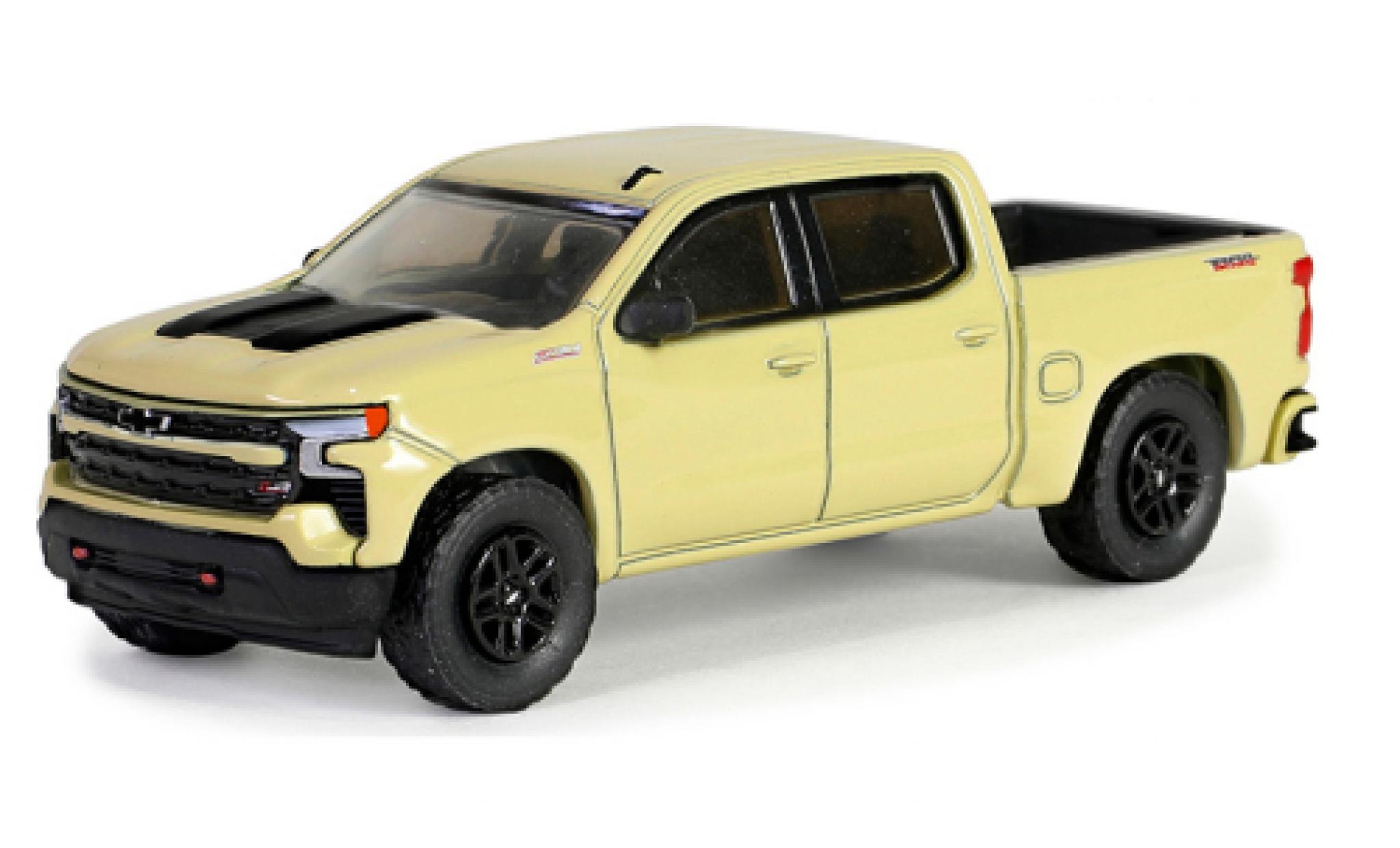 Chevrolet Silverado 1/64 Greenlight LT Trail Boss beige 2023 1:64 modelauto