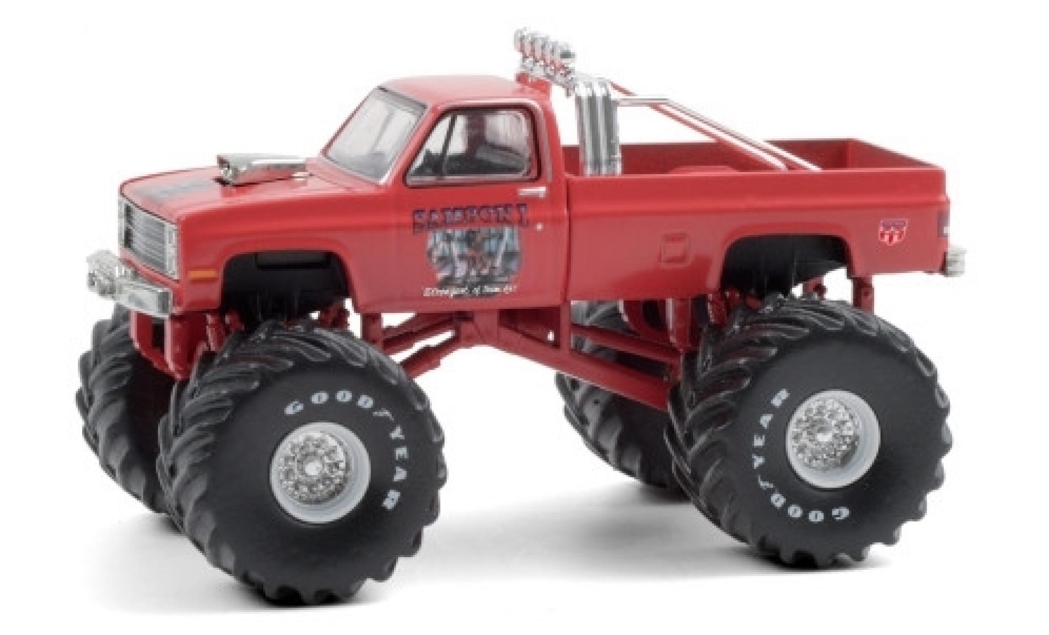 Chevrolet Silverado 1/64 Greenlight Monster Truck Samson I 1984 modelauto