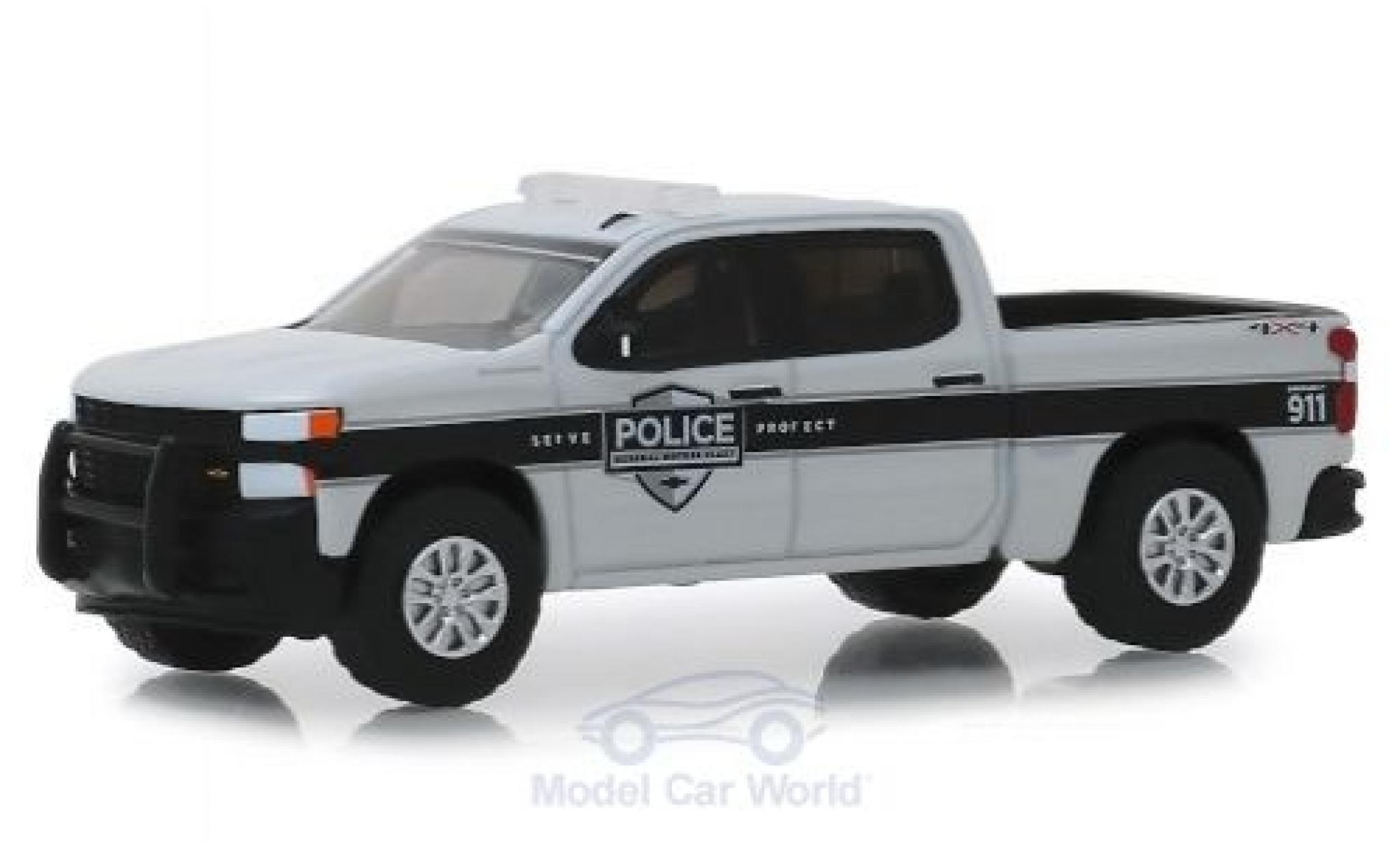 Chevrolet Silverado 1/64 Greenlight SSV General Motors Fleet Politie 2019 modelauto