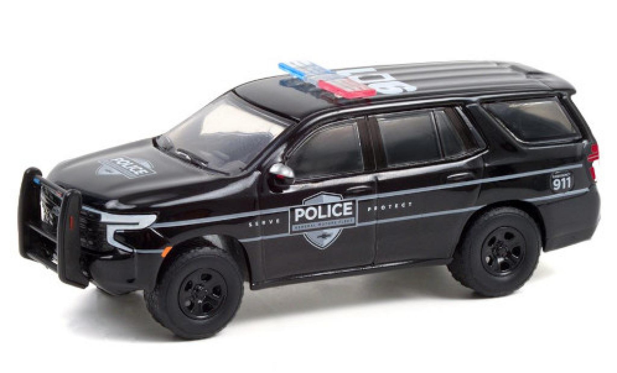 Chevrolet Tahoe 1/64 Greenlight General Motors Fleet Politie 2021 Politie Pursuit Vehicle modelauto