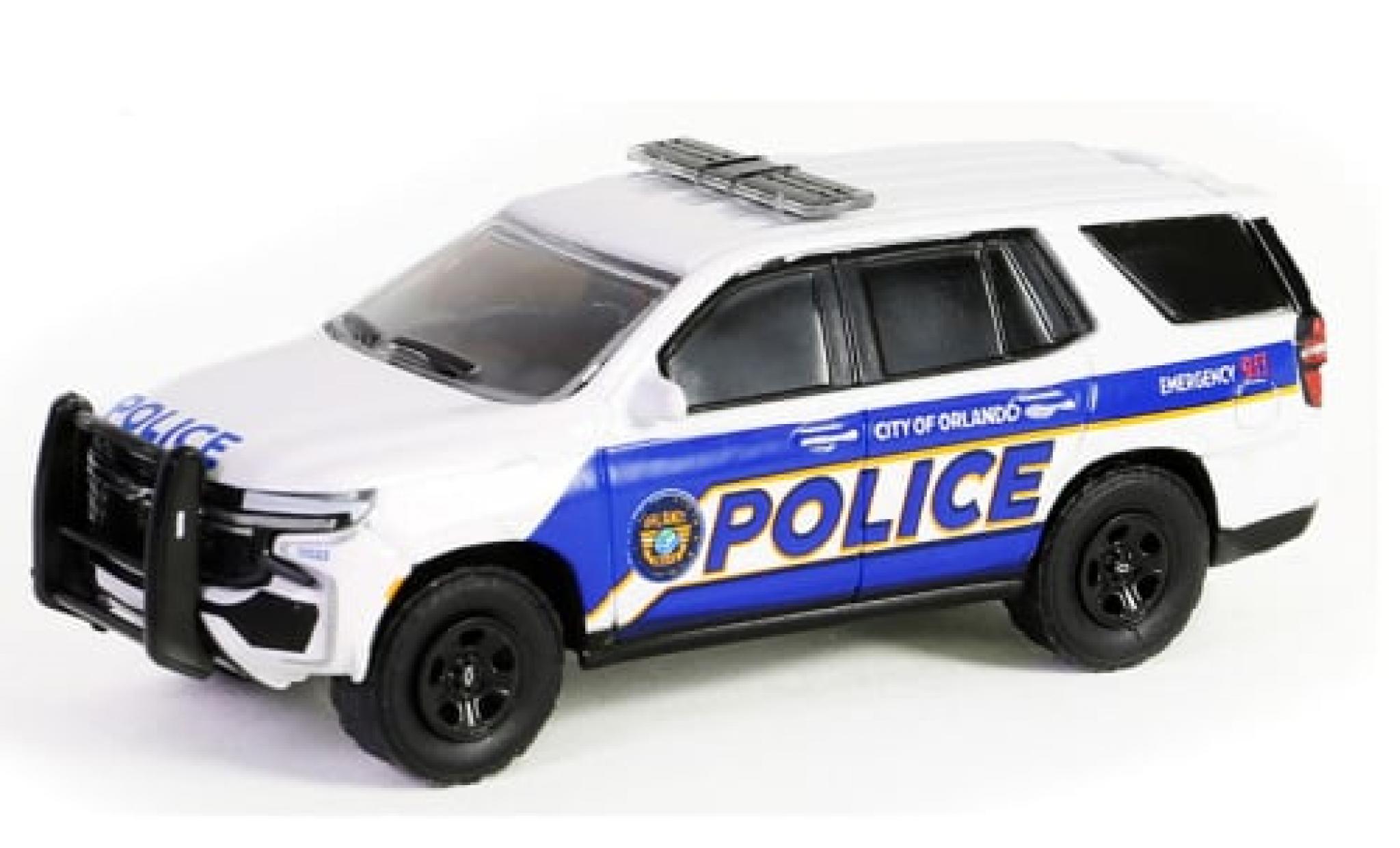 Chevrolet Tahoe 1/64 Greenlight Politie Pursuit Vehicle City of Orlando Politie Department 2022 1:64 modelauto