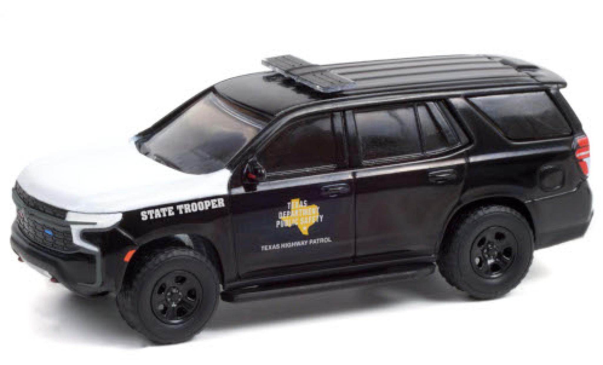 Chevrolet Tahoe 1/64 Greenlight Politie Pursuit Vehicle Texas Highway Patrol 2021 State Trooper Politie (USA) modelauto