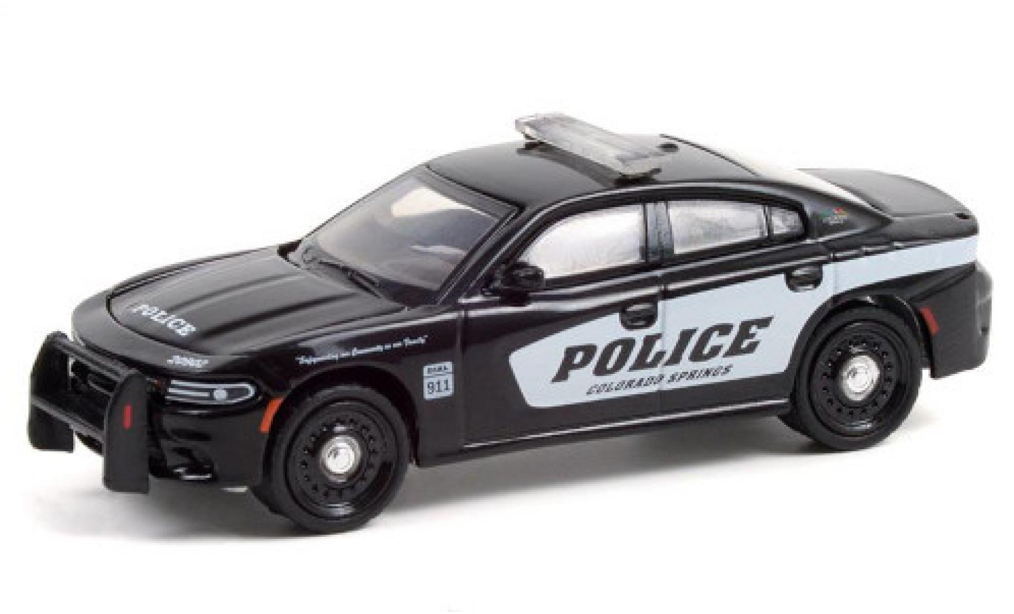 Dodge Charger 1/64 Greenlight Colorado Springs Politie 2021 modelauto