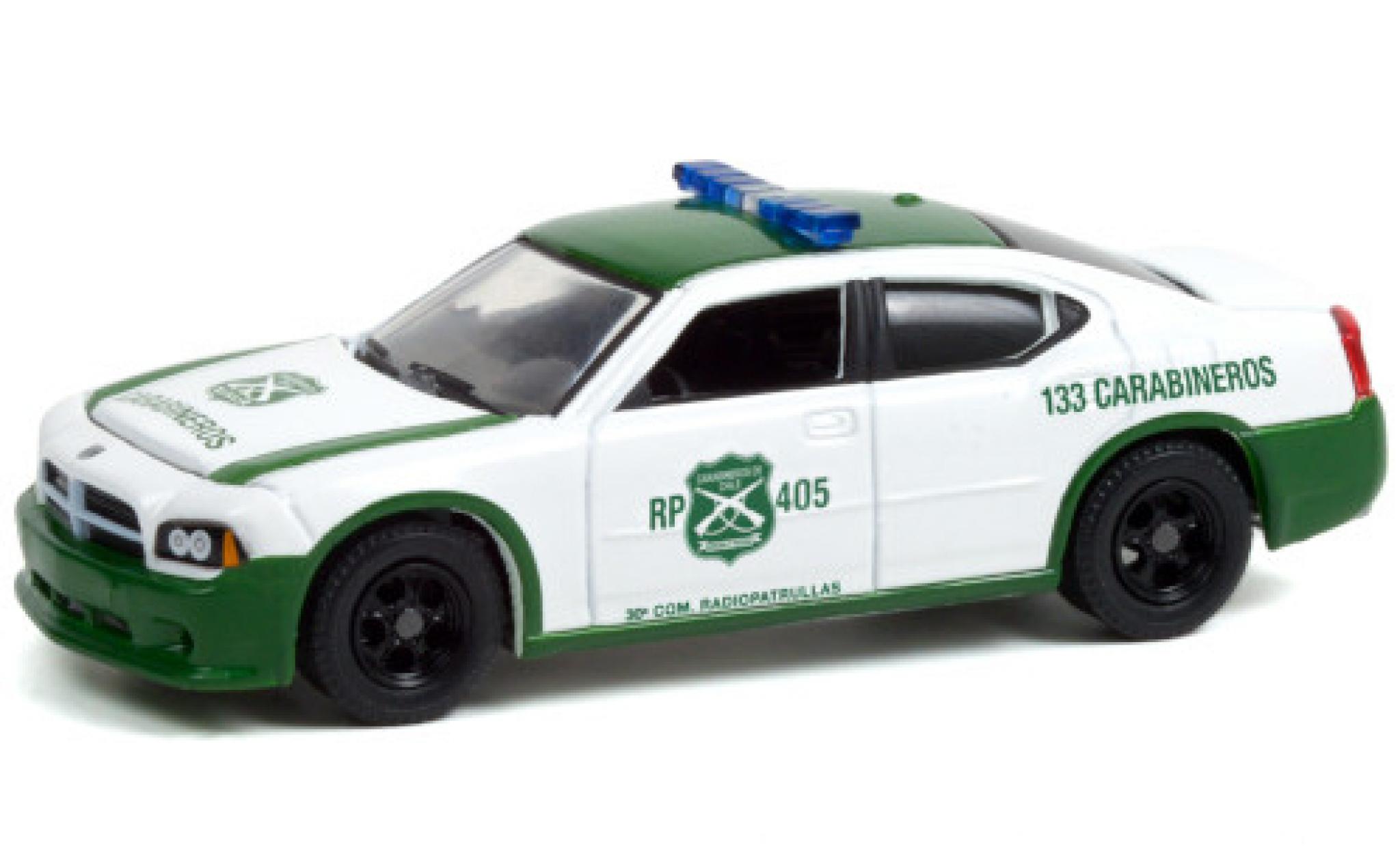 Dodge Charger 1/64 Greenlight Politie Carabineros de Chile 2006 modelauto