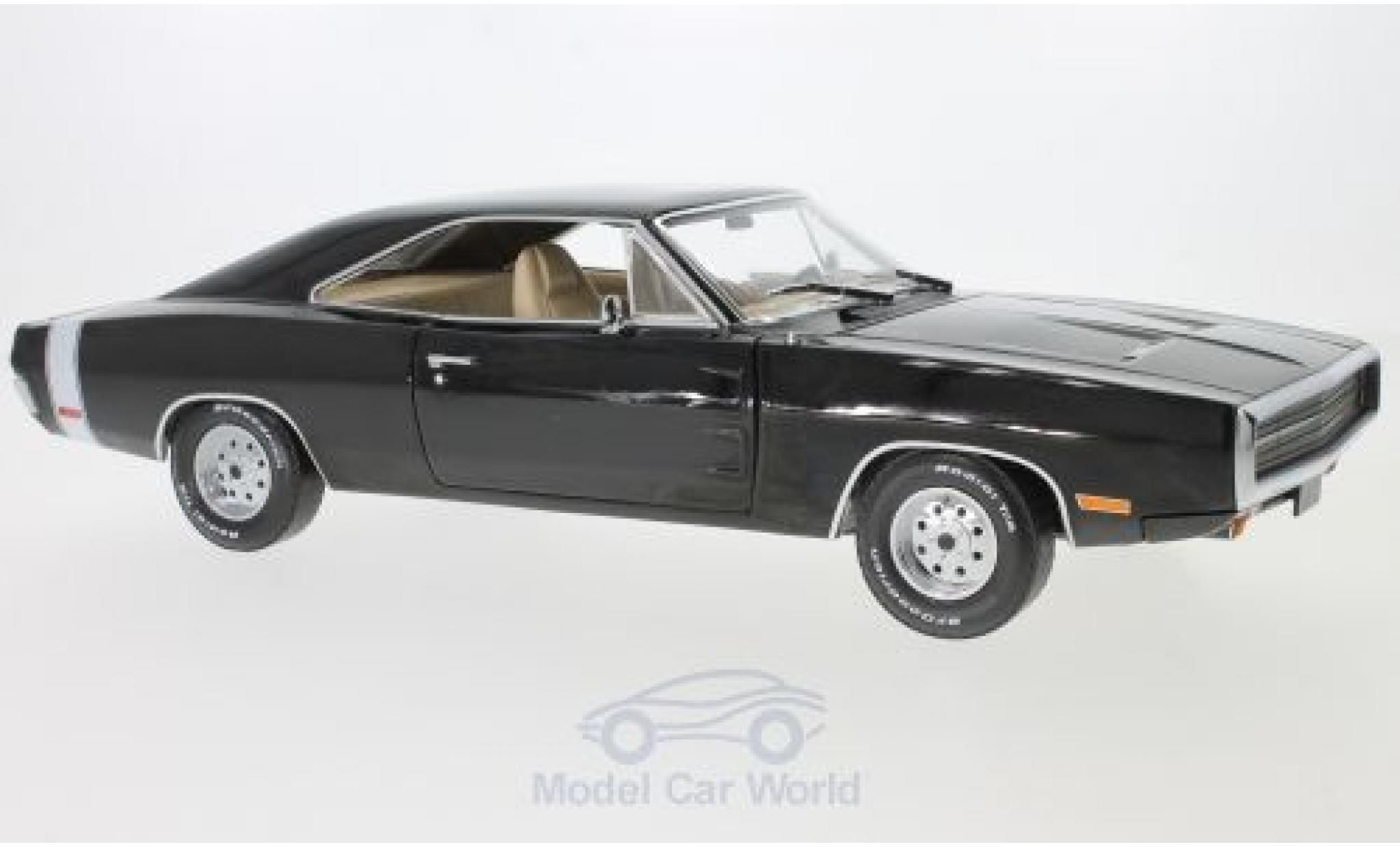 Dodge Charger 1970 1/18 Greenlight zwart Supernatural TV Series 1970 modelauto