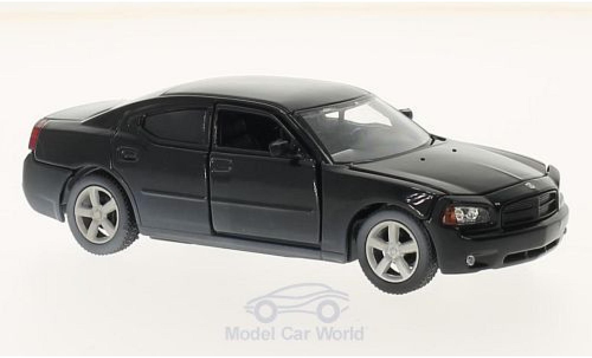 Dodge Charger Police 1/43 Greenlight zwart The Walking Dead 2006 Daryl Dixons Politie modelauto