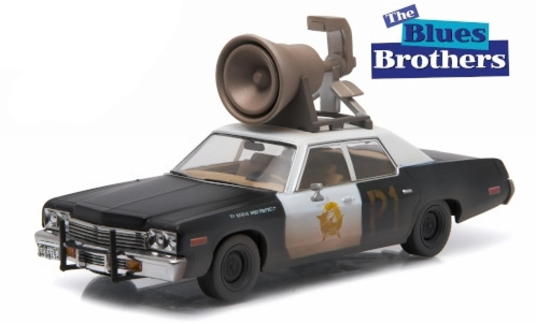 Dodge Monaco 1/43 Greenlight Bluesmobile modelauto