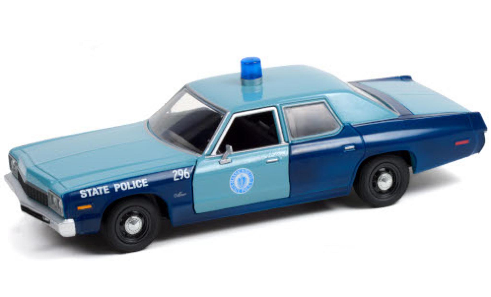 Dodge Monaco 1/24 Greenlight Massachusetts State Politie 1975 modelauto