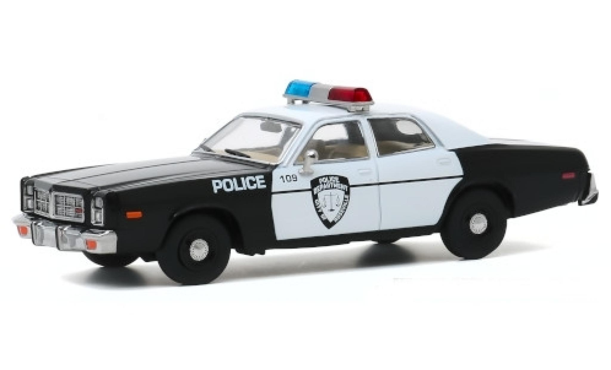 Dodge Monaco 1/43 Greenlight Rozeville Politie Department 1977 modelauto