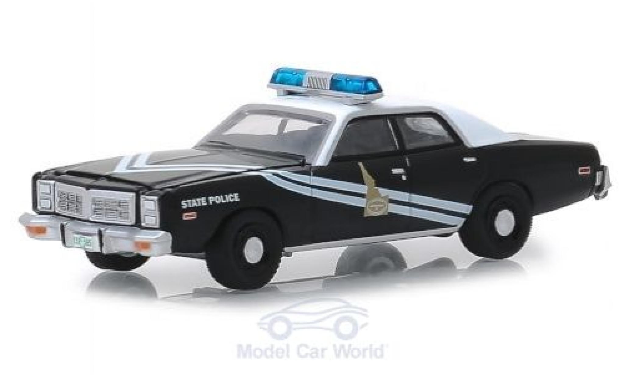 Dodge Monaco 1/64 Greenlight zwart/wit Idaho State Politie 1978 modelauto