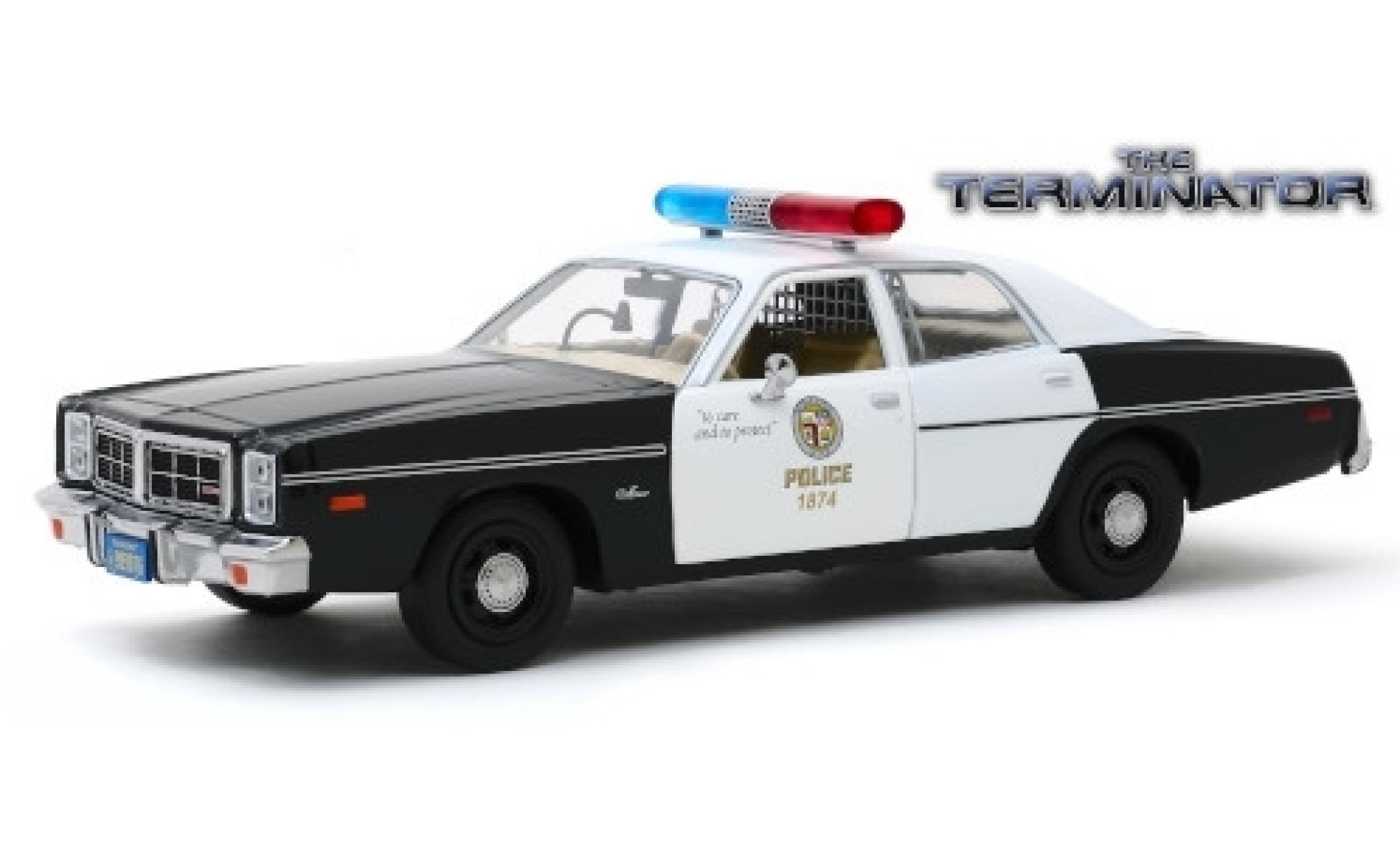 Dodge Monaco 1/24 Greenlight The Terminator 1977 modelauto