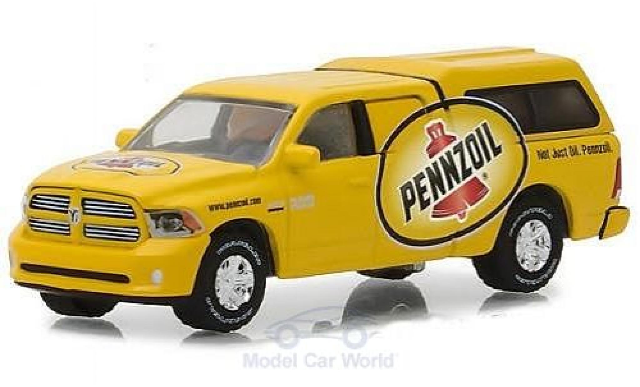 Dodge RAM 1/64 Greenlight Ram 1500 Sport Pennzoil 2014 modelauto