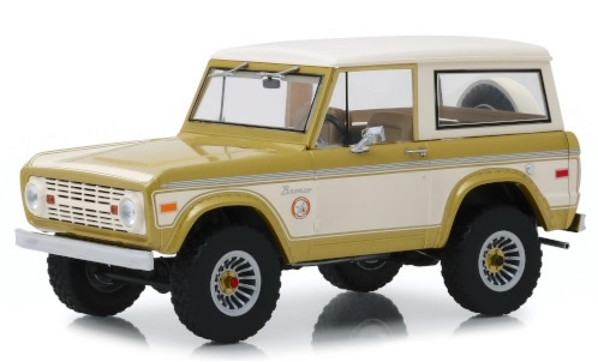 Ford Bronco 1/18 Greenlight Colorado Gold Rush gold/beige 1976 modelauto