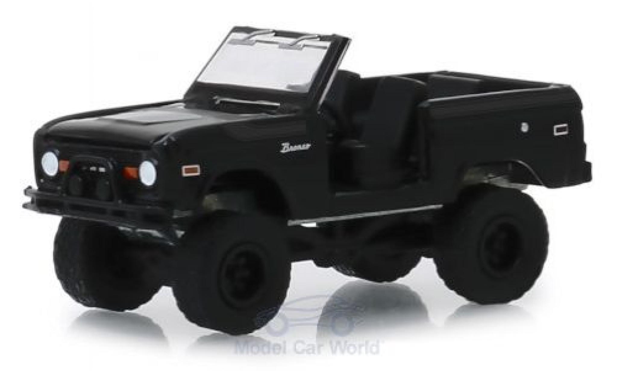 Ford Bronco 1/64 Greenlight zwart 1969 modelauto