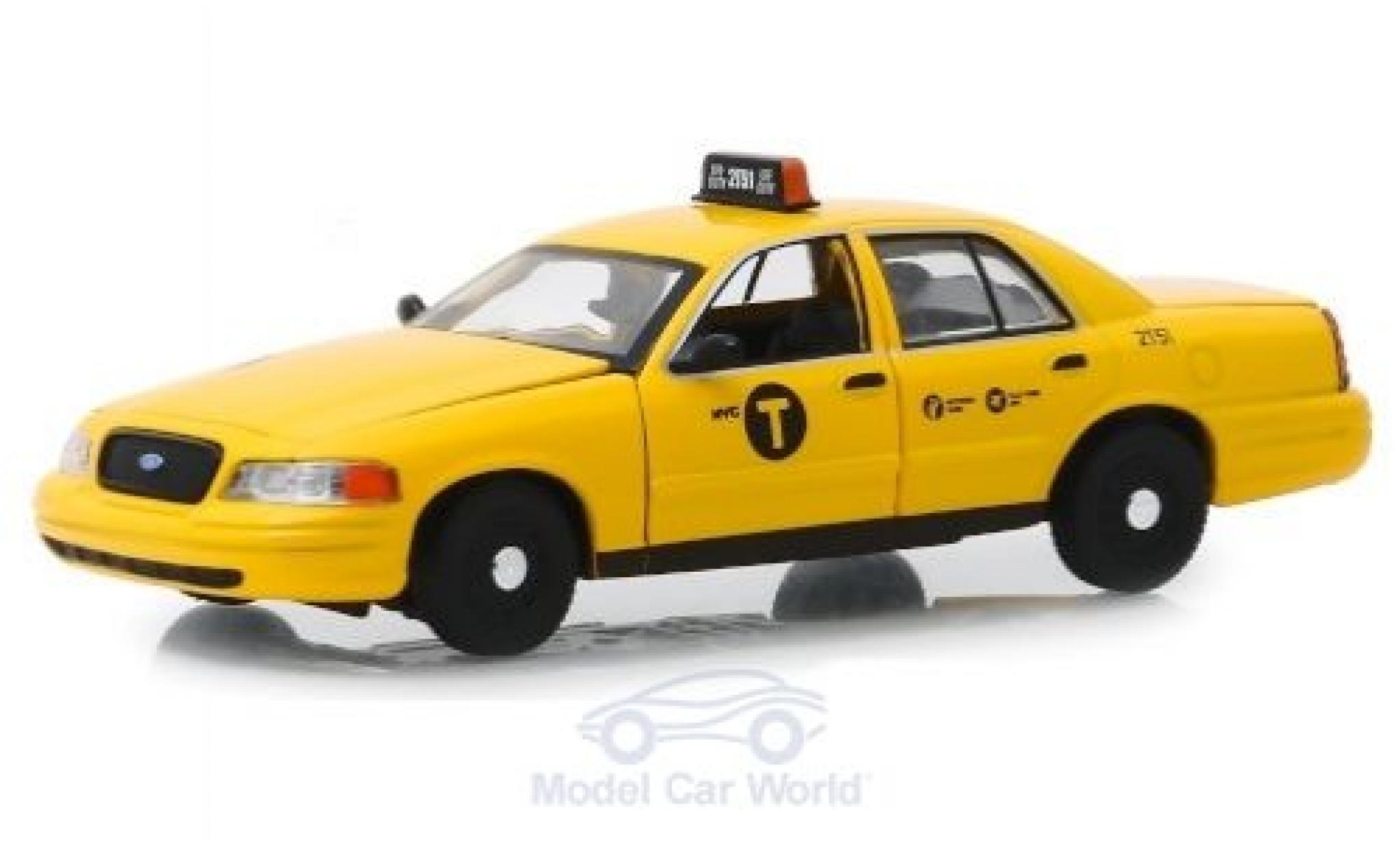 Ford Crown 1/43 Greenlight Victoria N.Y.C Taxi 2011 modelauto