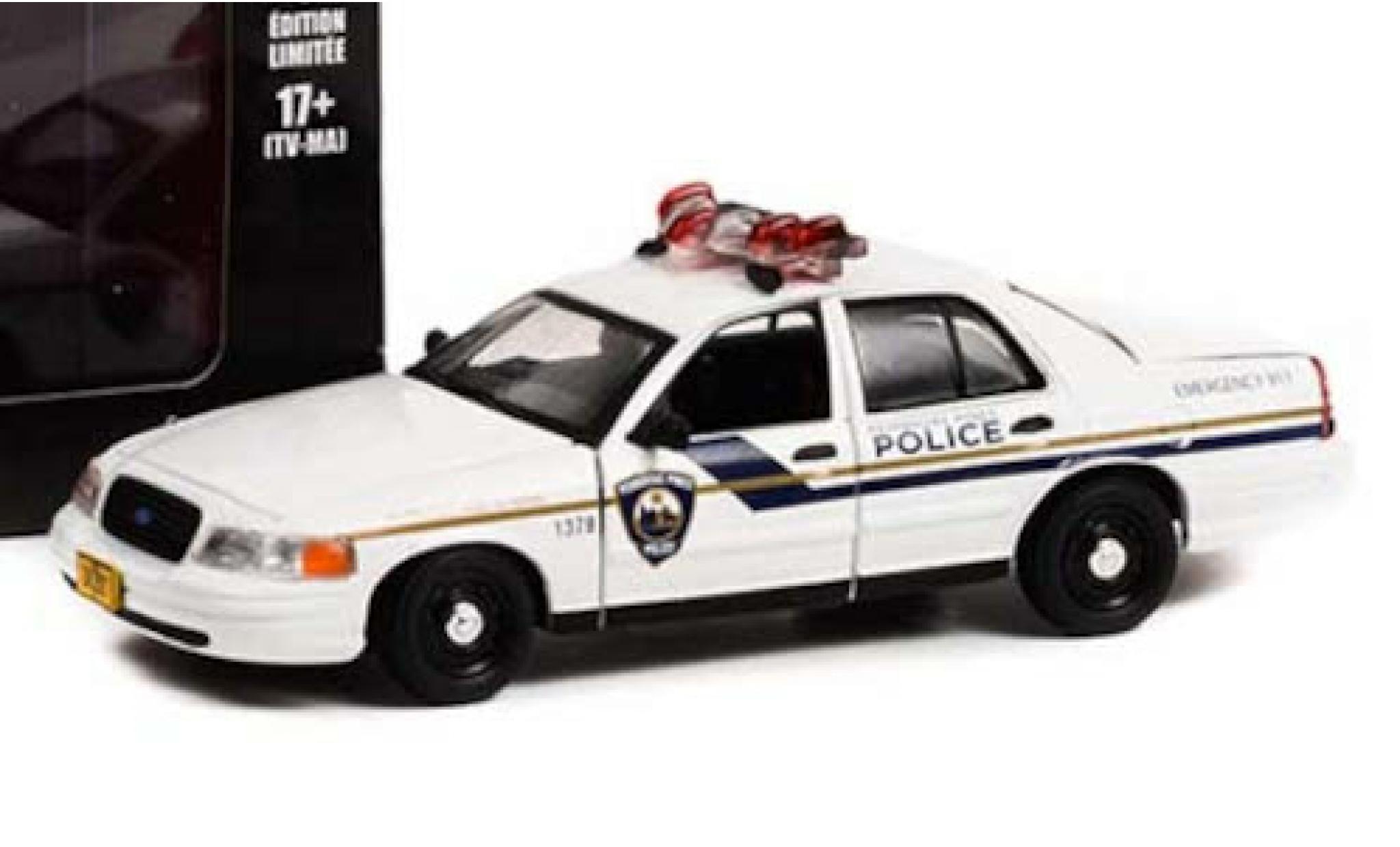 Ford Crown 1/43 Greenlight Victoria Pembroke Pines Politie - Dexter 2001 modelauto
