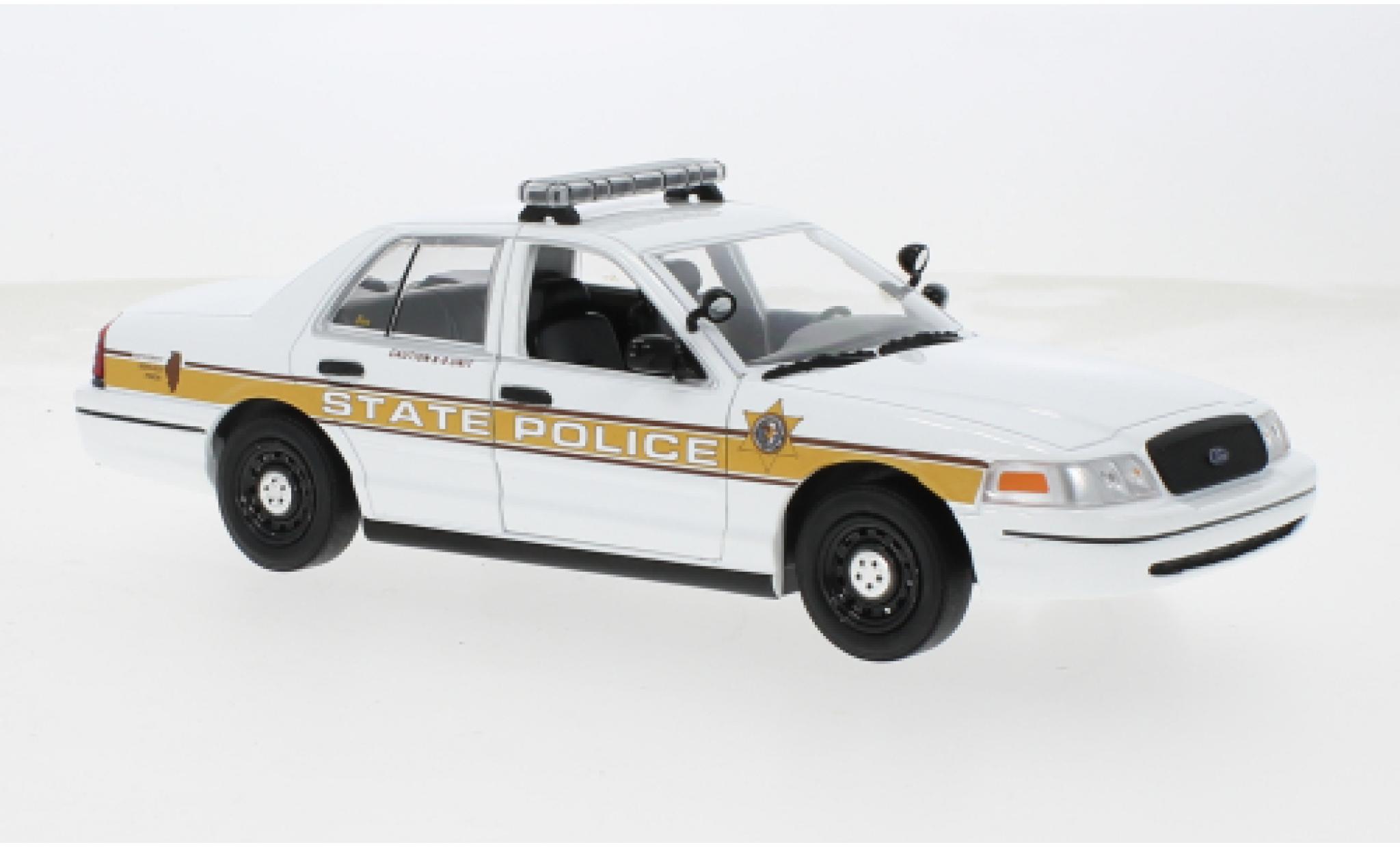 Ford Crown 1/24 Greenlight Victoria Politie Interceptor 2009 Illinois State Politie 1:24 modelauto