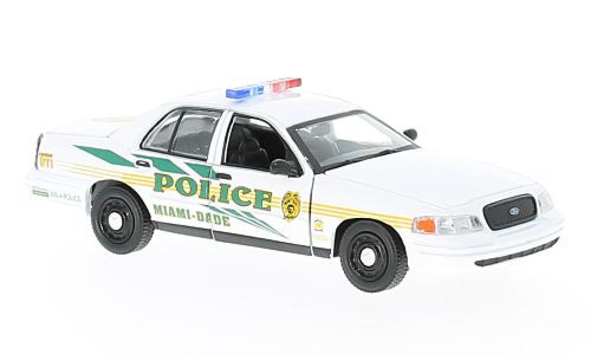 Ford Crown 1/43 Greenlight Victoria Politie Interceptor CSI: Miami 2003 modelauto