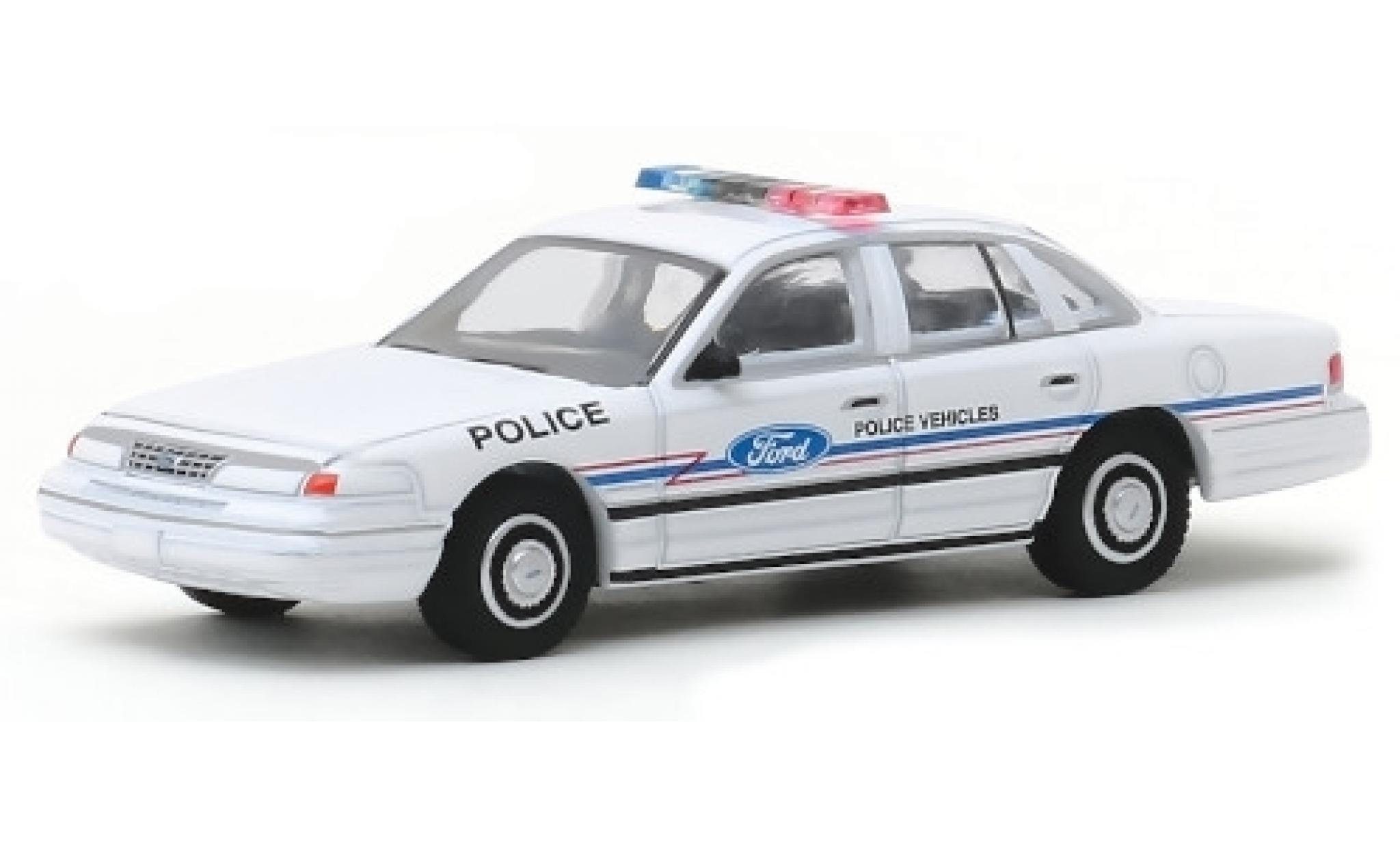 Ford Crown 1/64 Greenlight Victoria Politie Interceptor Politie Vehicles 1993 Showfahrzeug modelauto